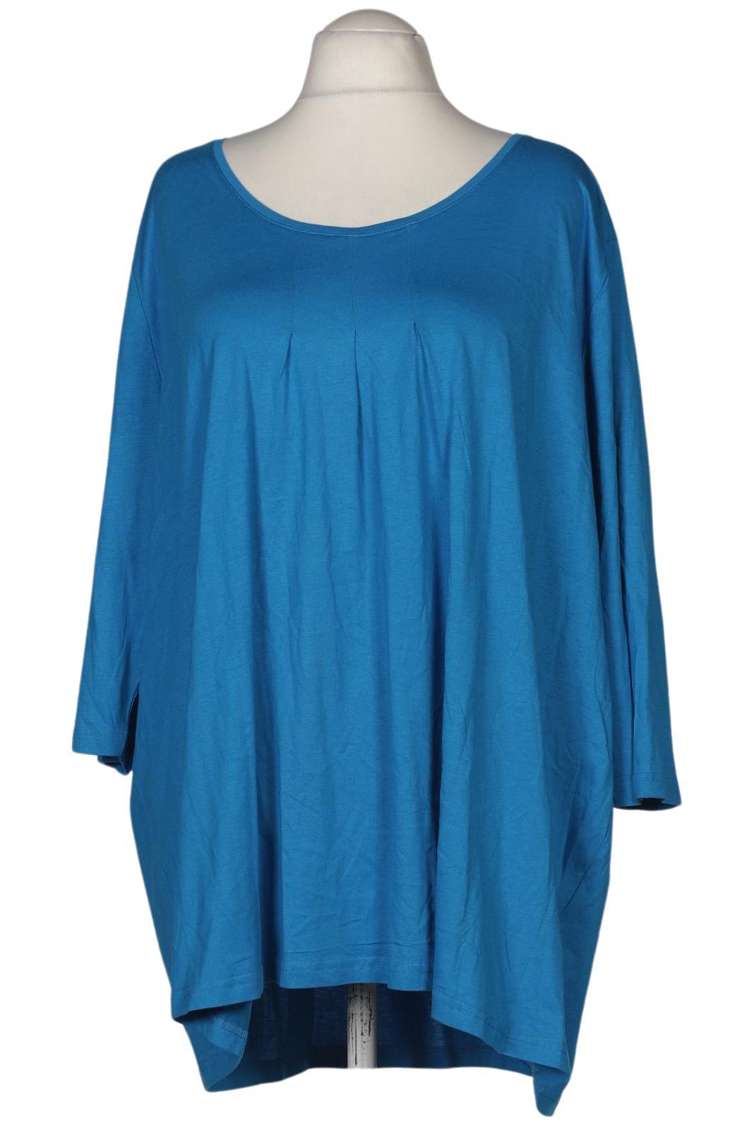 

Ulla Popken Damen Langarmshirt, blau, Gr. 54