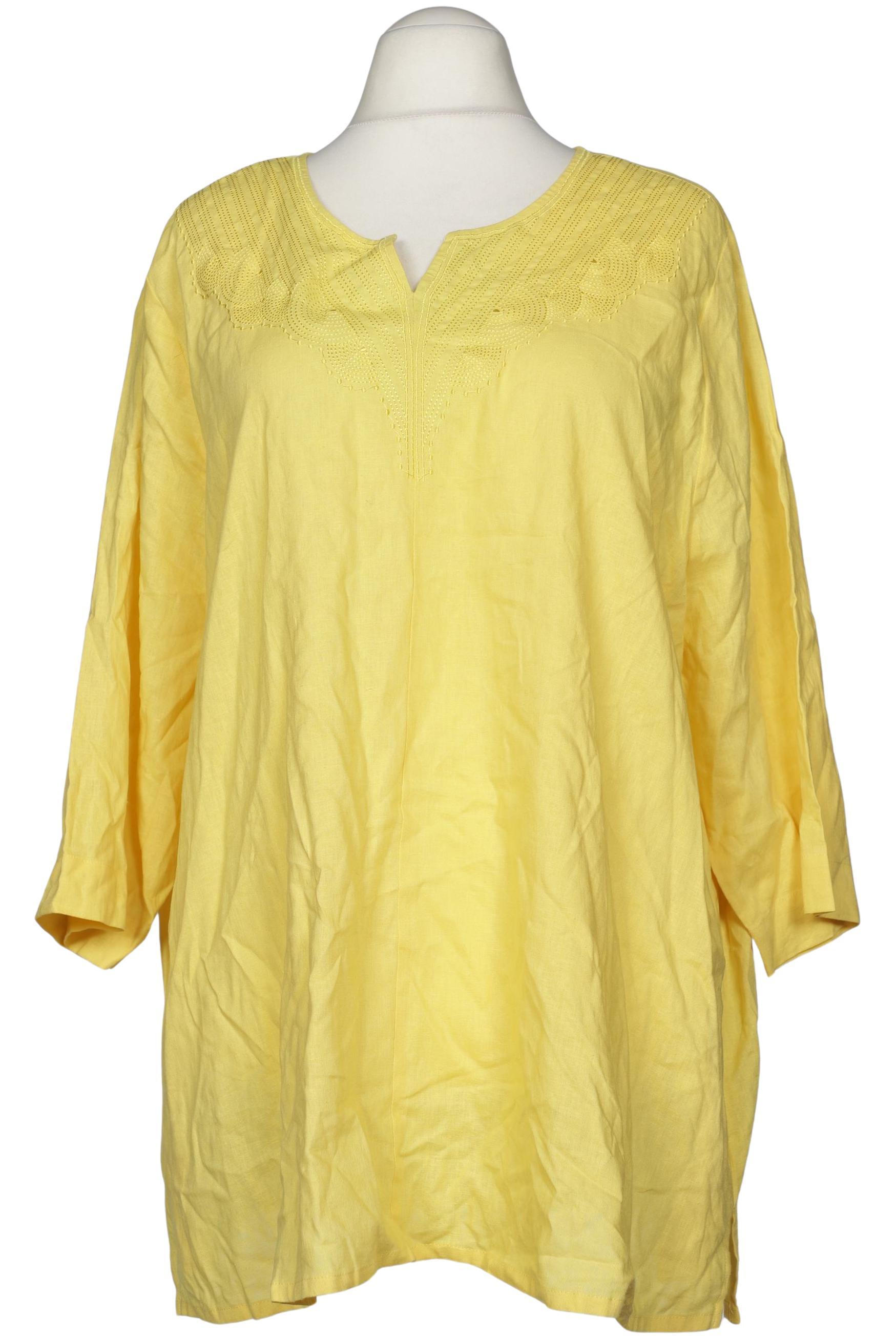 

Ulla Popken Damen Bluse, gelb, Gr. 54