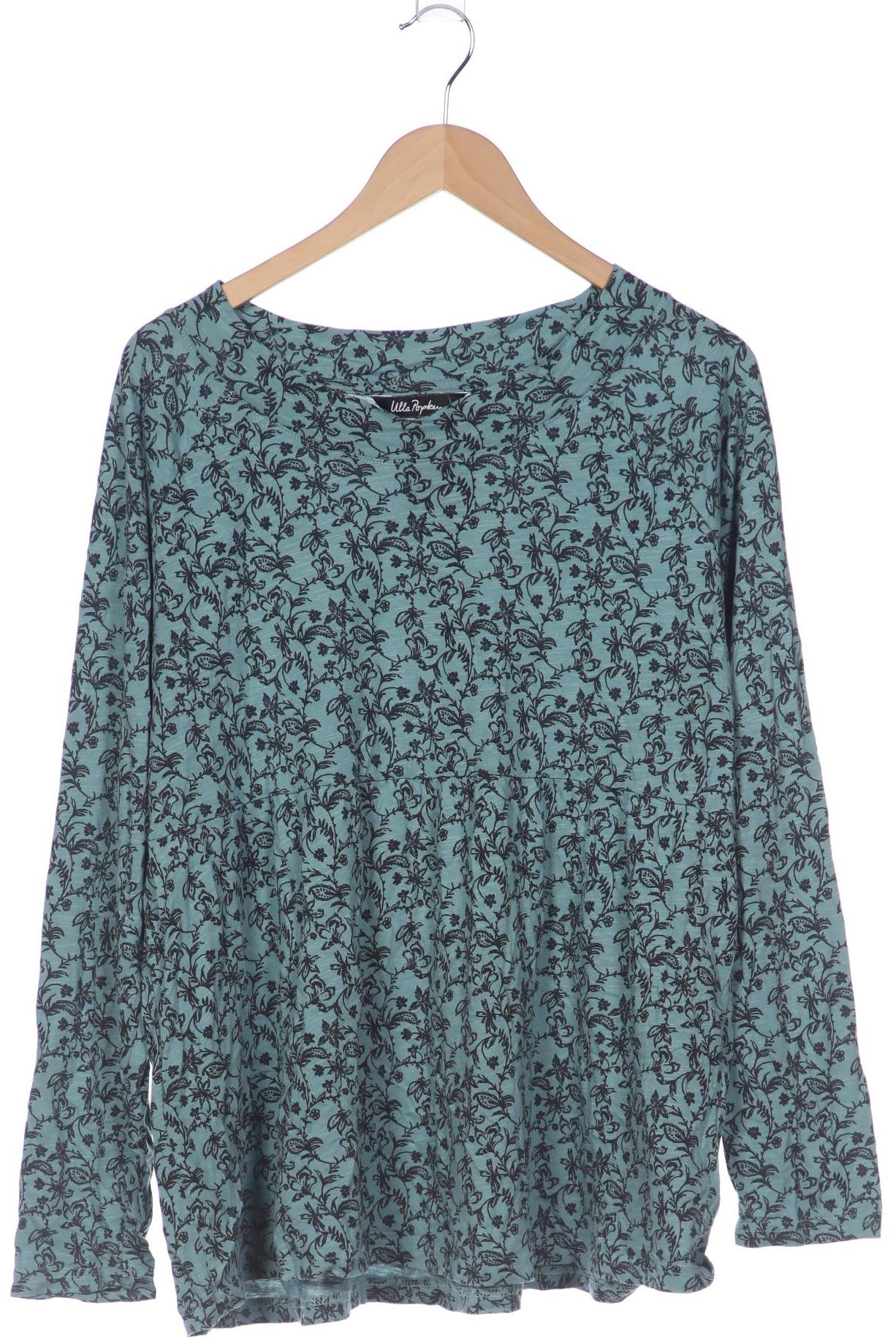 

Ulla Popken Damen Langarmshirt, blau, Gr. 46