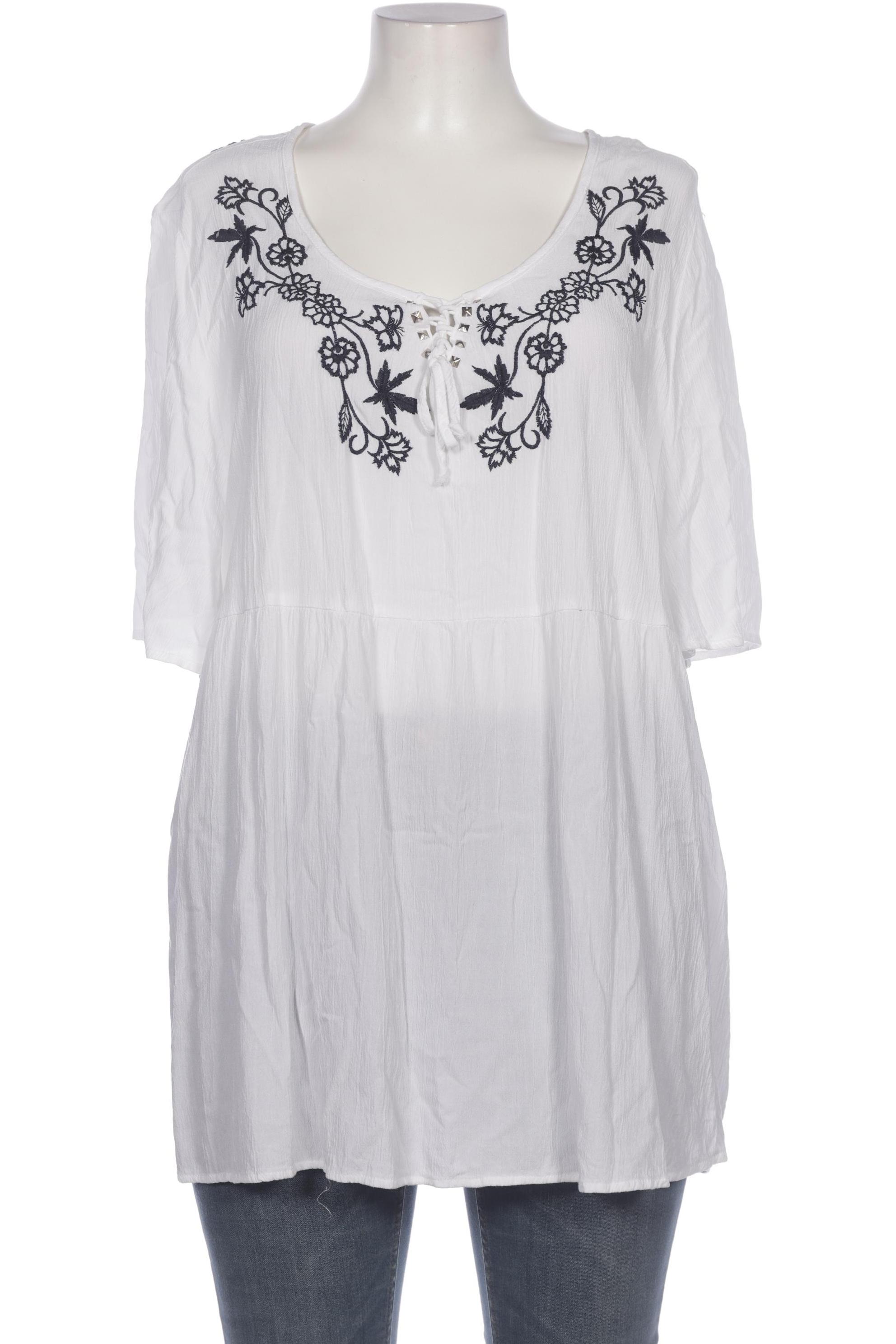 

Ulla Popken Damen Bluse, weiß, Gr. 50