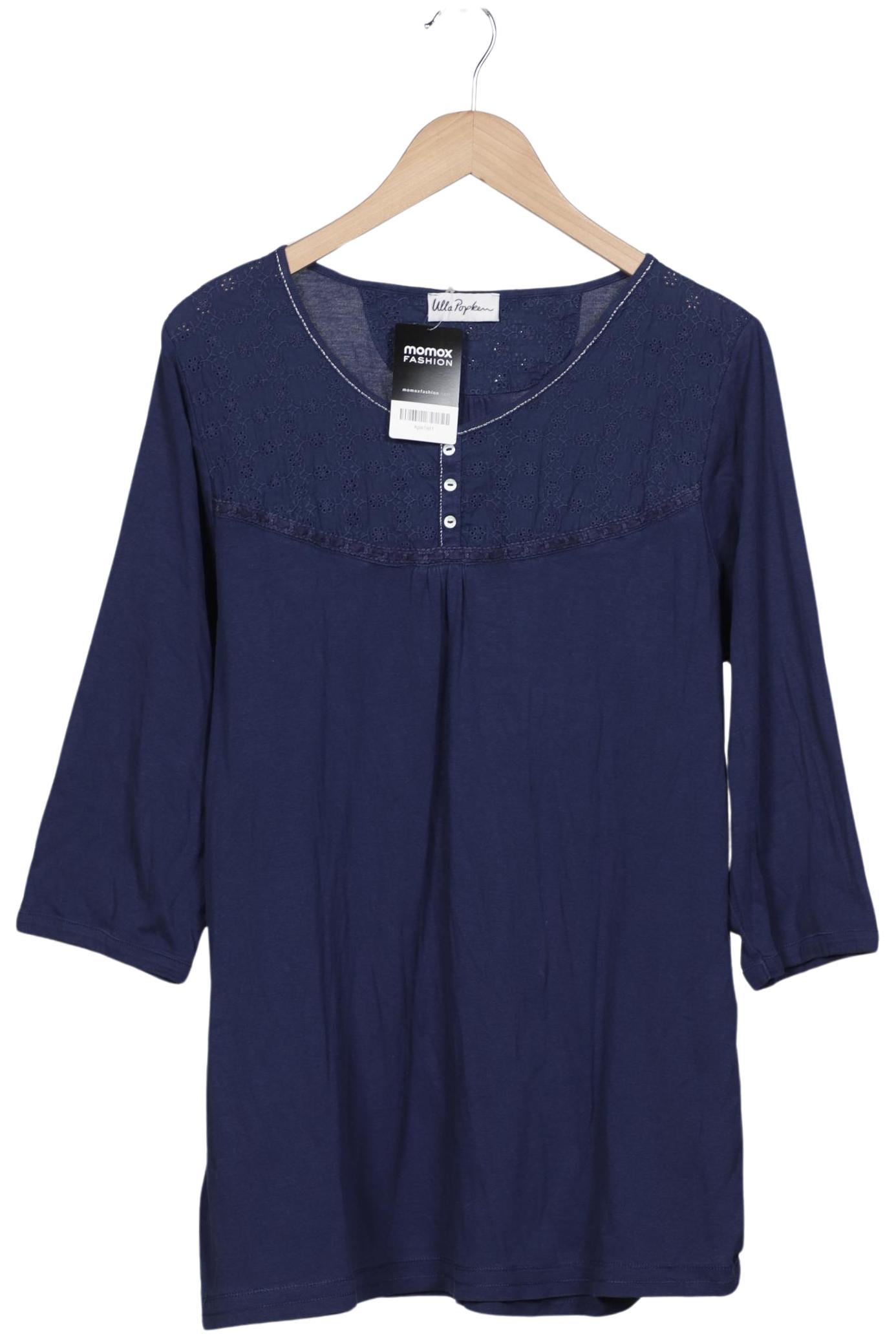 

Ulla Popken Damen Langarmshirt, marineblau, Gr. 46