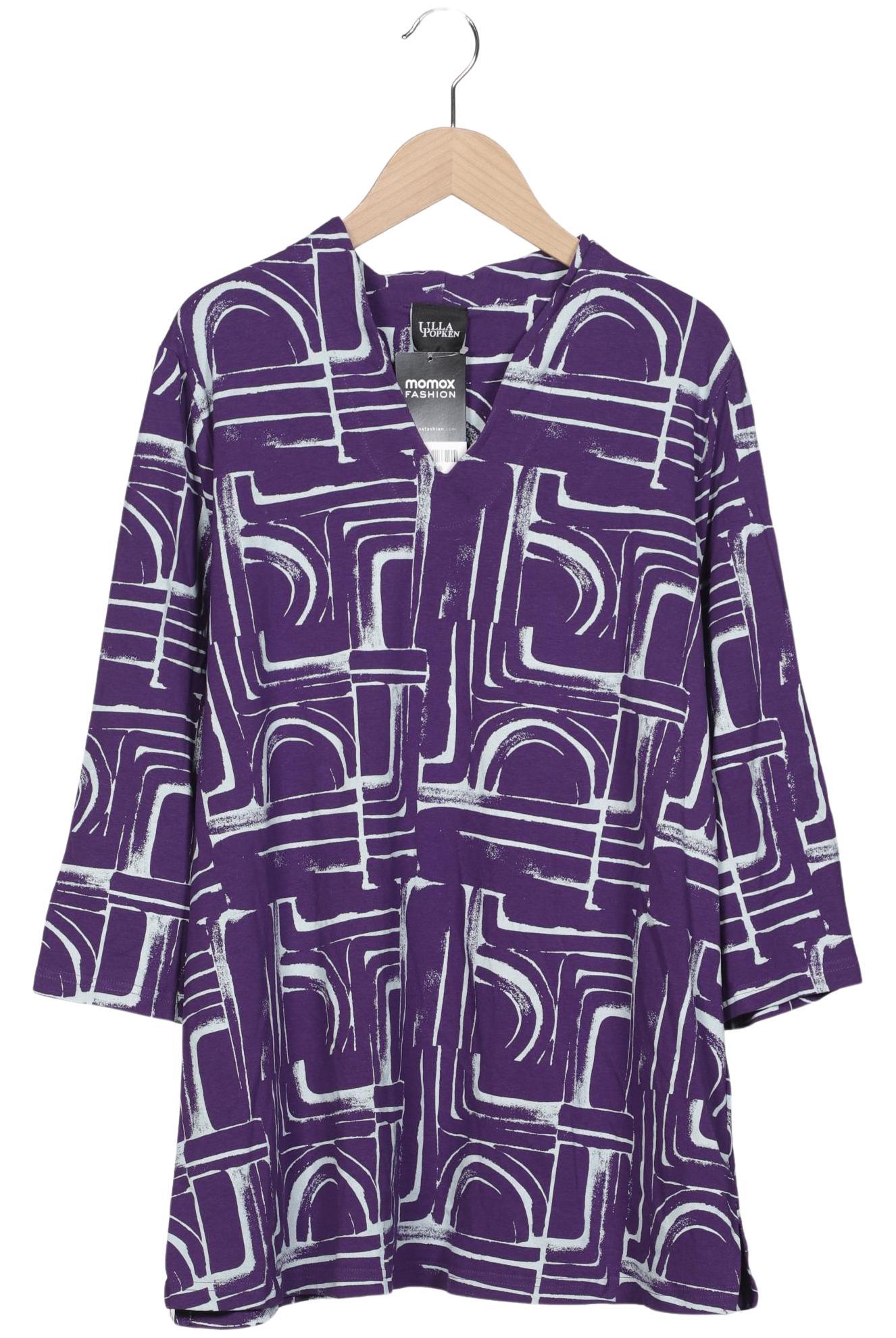 

Ulla Popken Damen Langarmshirt, flieder, Gr. 46