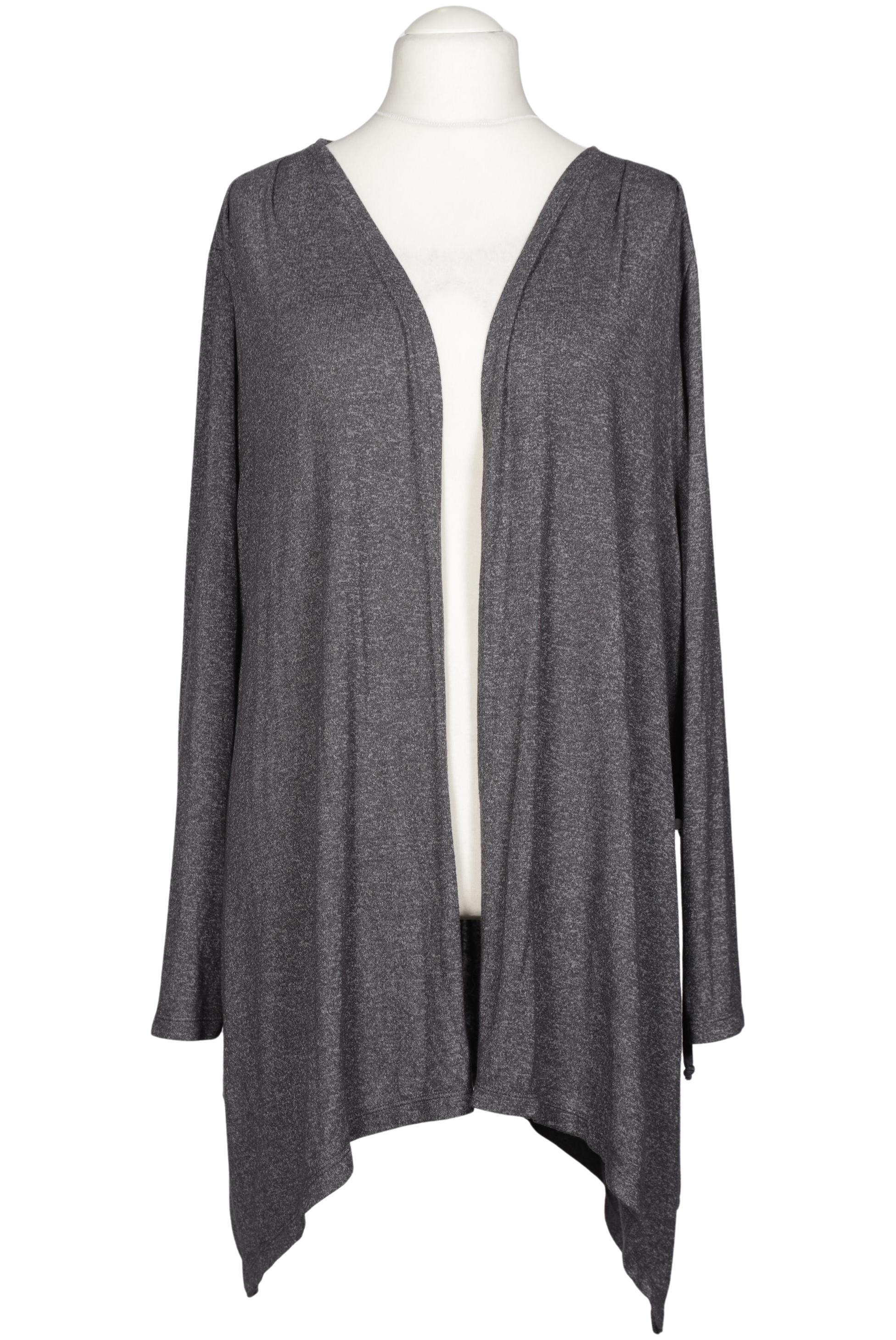 

Ulla Popken Damen Strickjacke, grau, Gr. 46