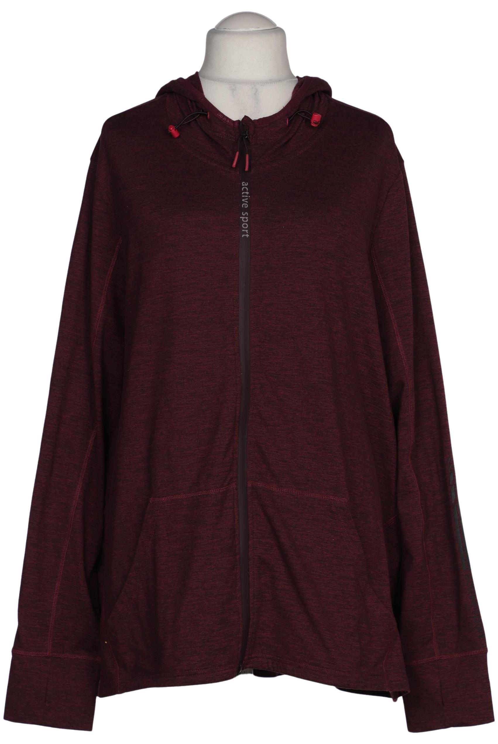 

Ulla Popken Damen Kapuzenpullover, bordeaux, Gr. 58