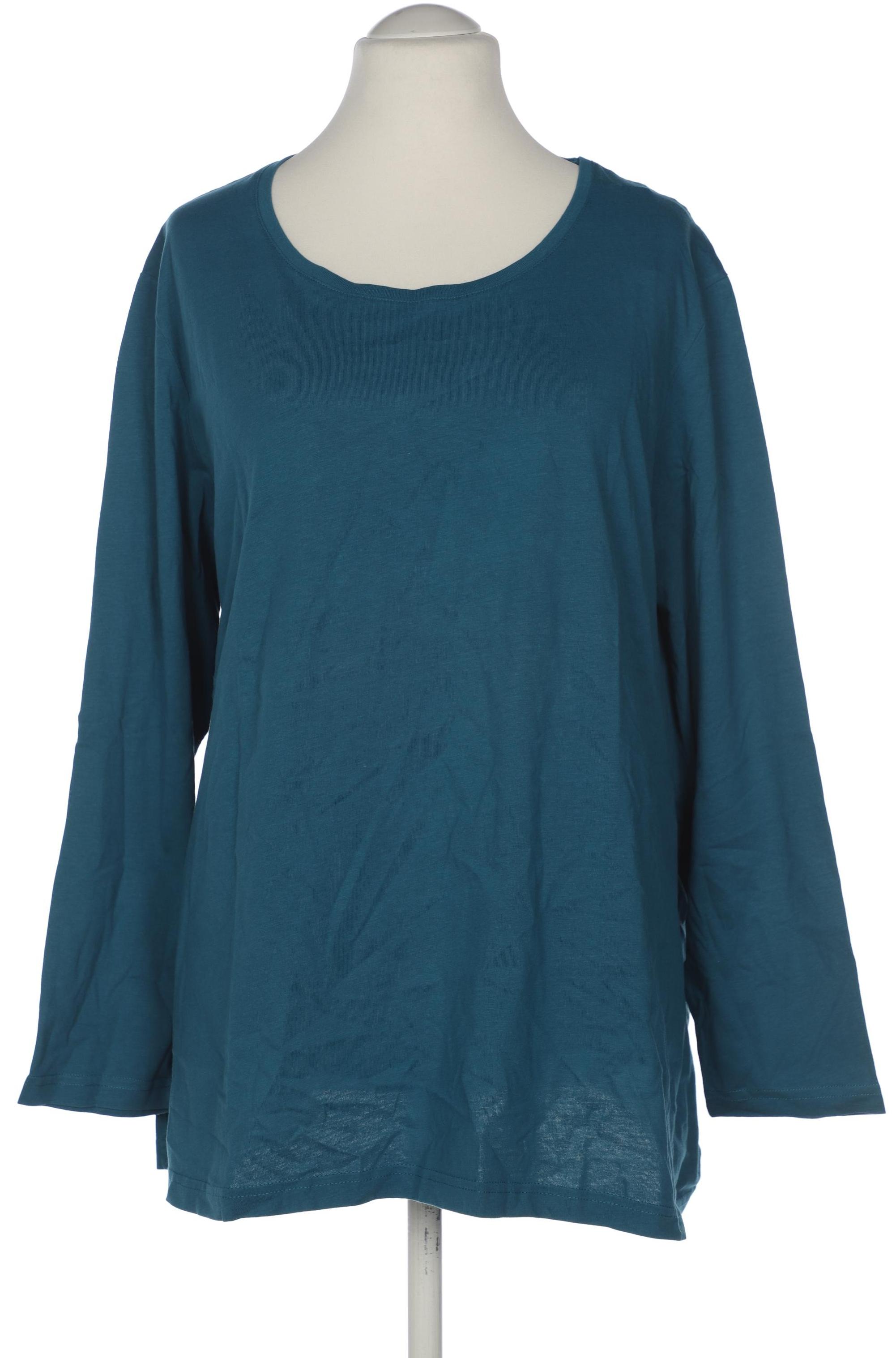 

Ulla Popken Damen Langarmshirt, blau, Gr. 54