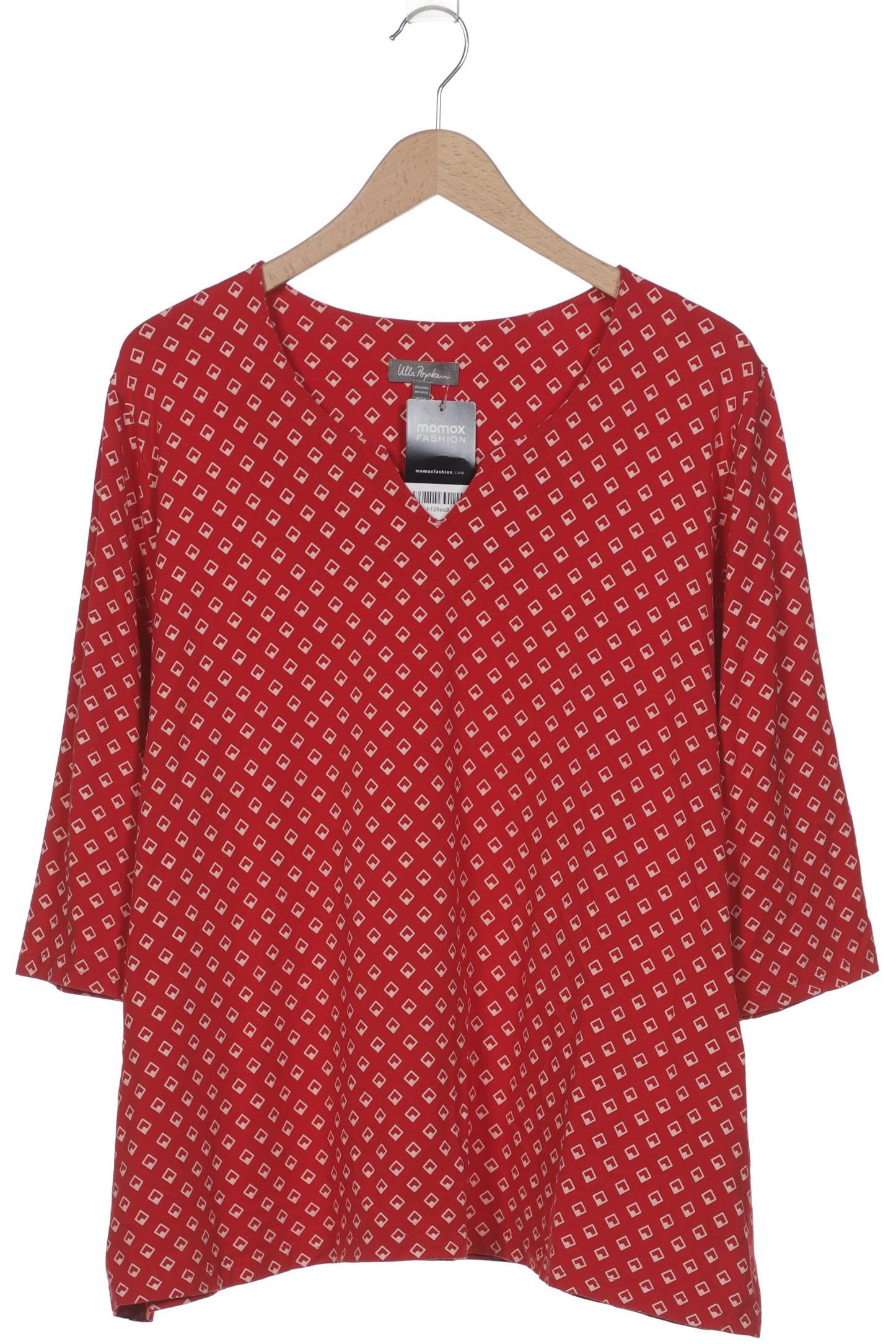 

Ulla Popken Damen Langarmshirt, rot, Gr. 50