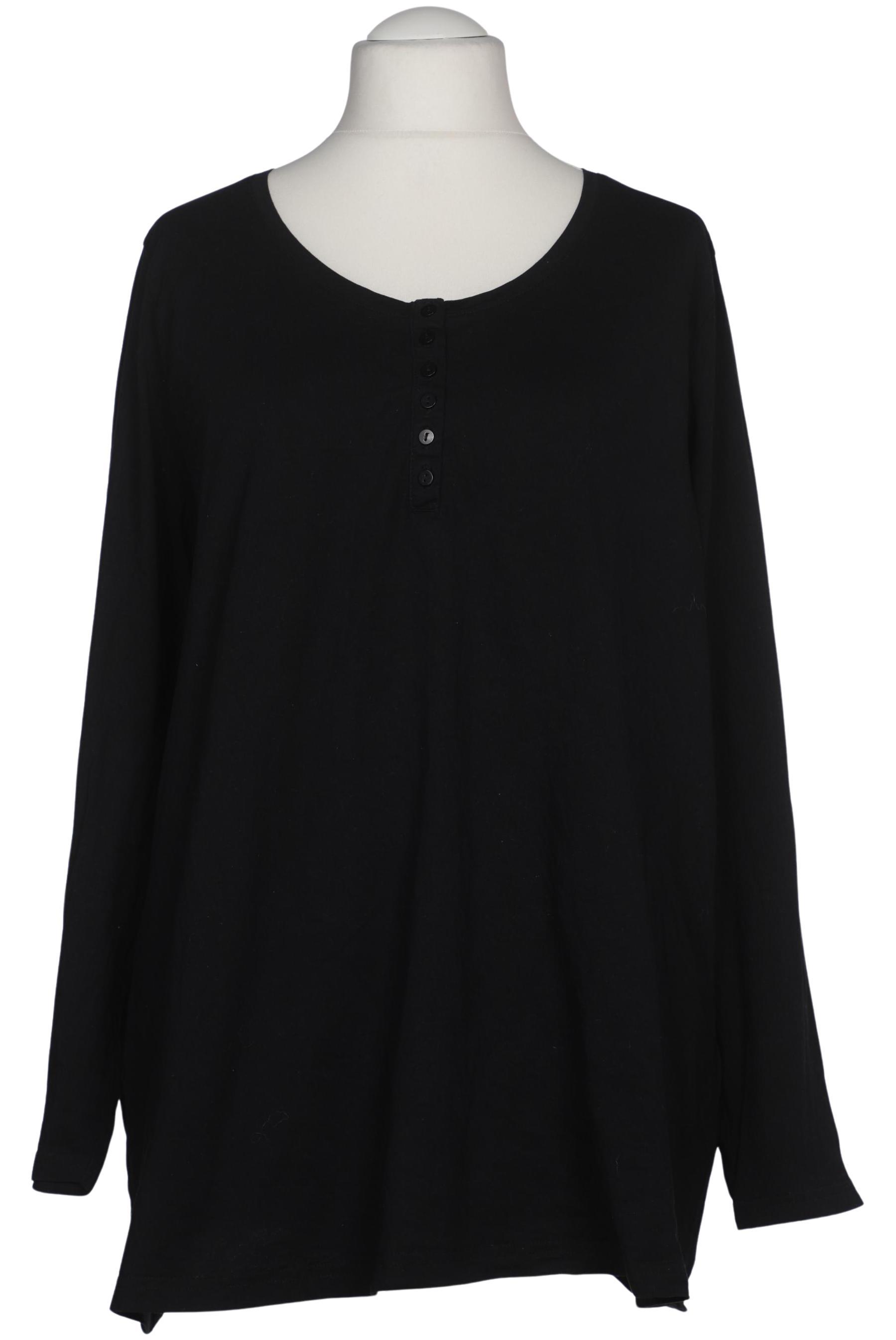 

Ulla Popken Damen Langarmshirt, schwarz, Gr. 54