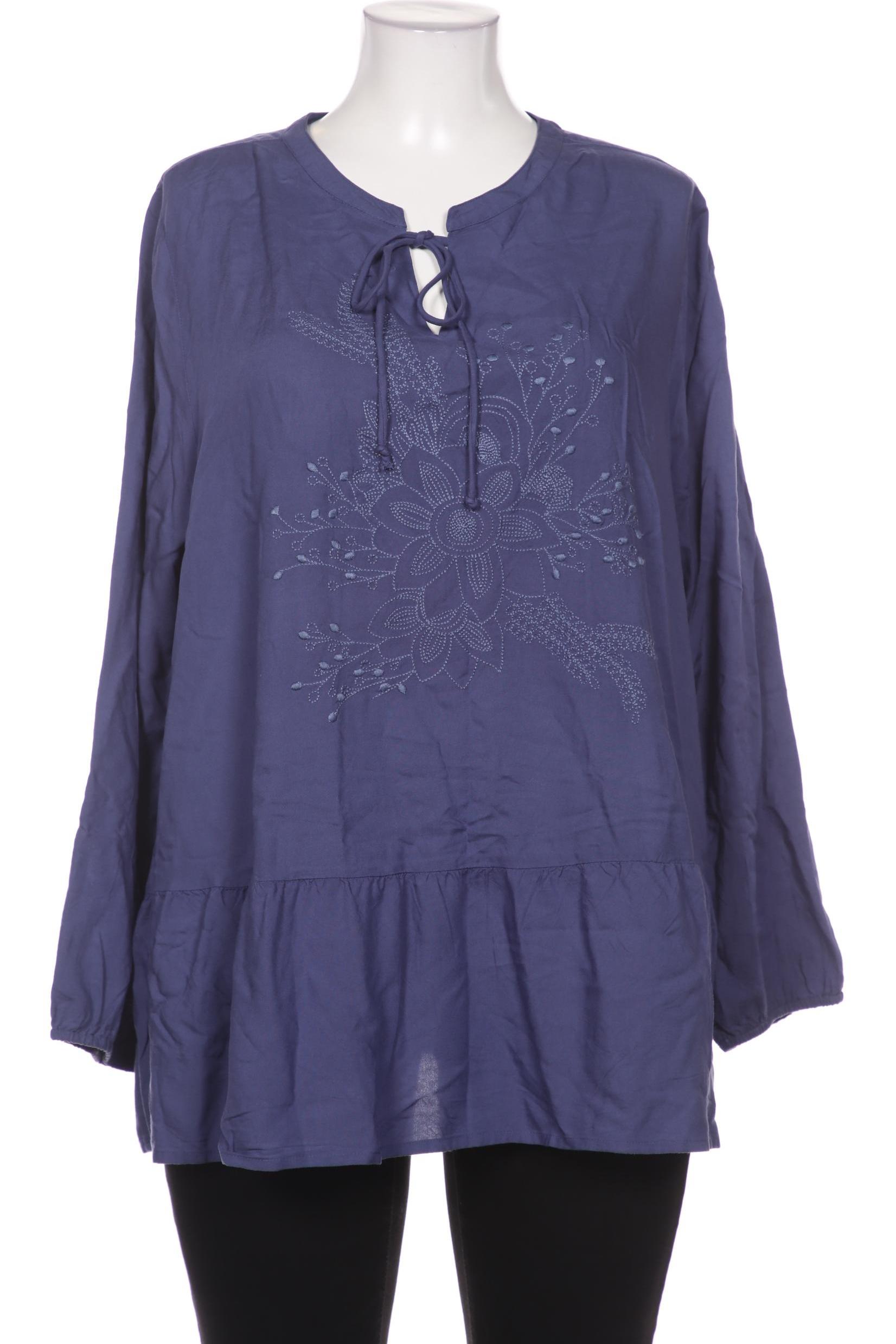 

Ulla Popken Damen Bluse, blau, Gr. 46
