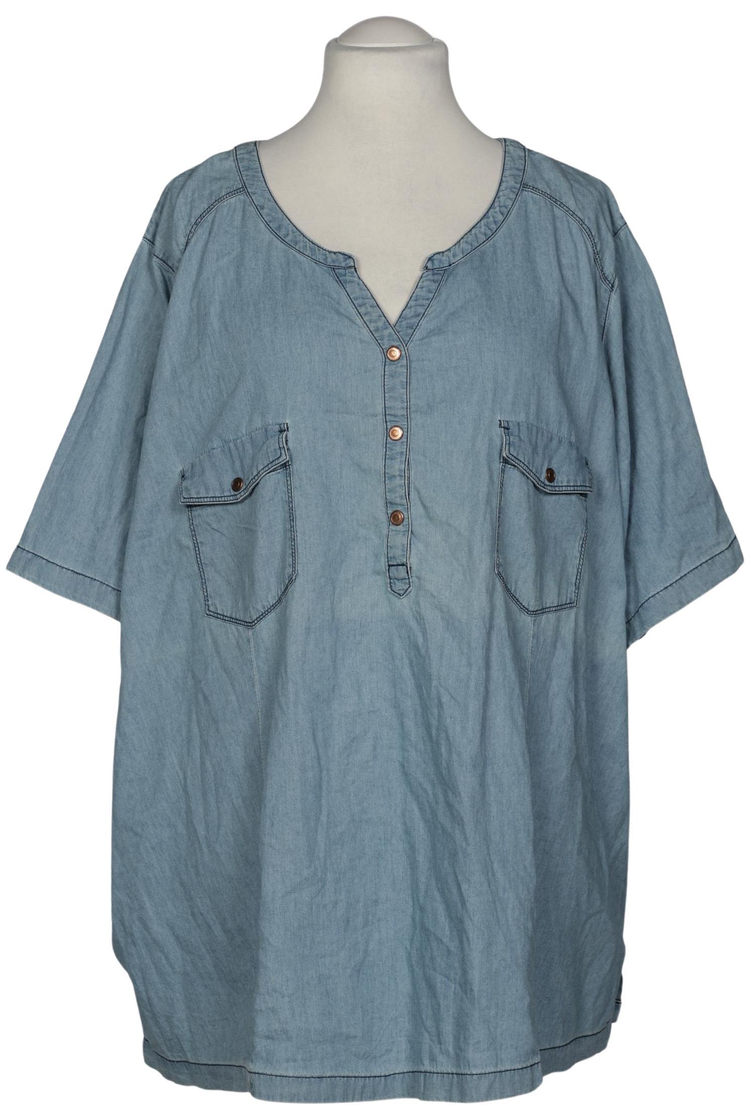 

Ulla Popken Damen Bluse, blau, Gr. 58