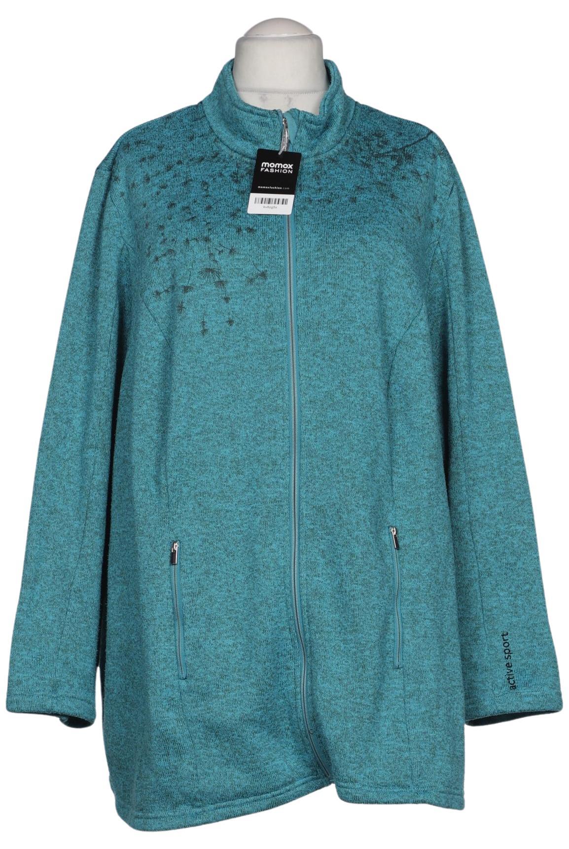 

Ulla Popken Damen Sweatshirt, türkis, Gr. 54