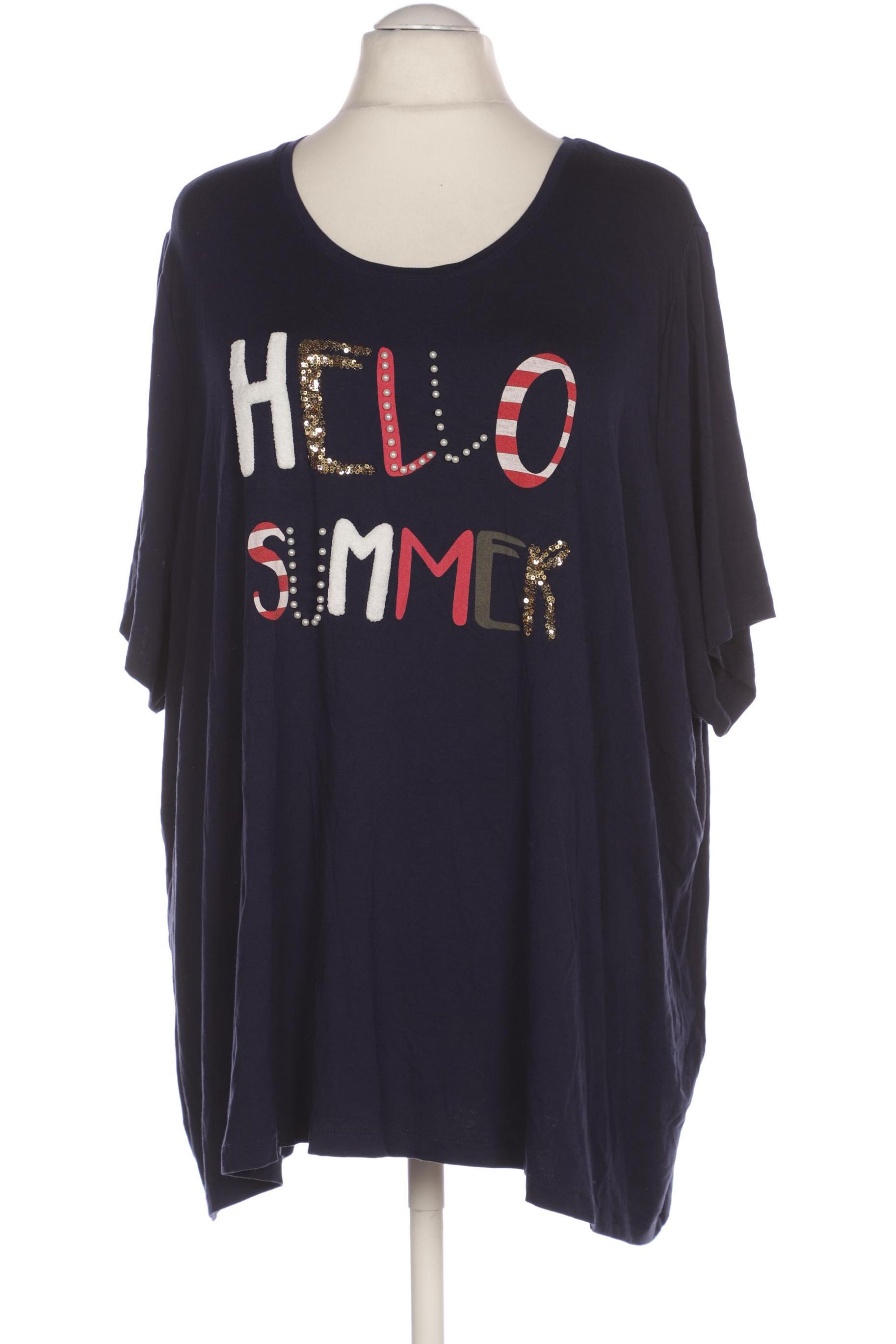 

Ulla Popken Damen T-Shirt, marineblau