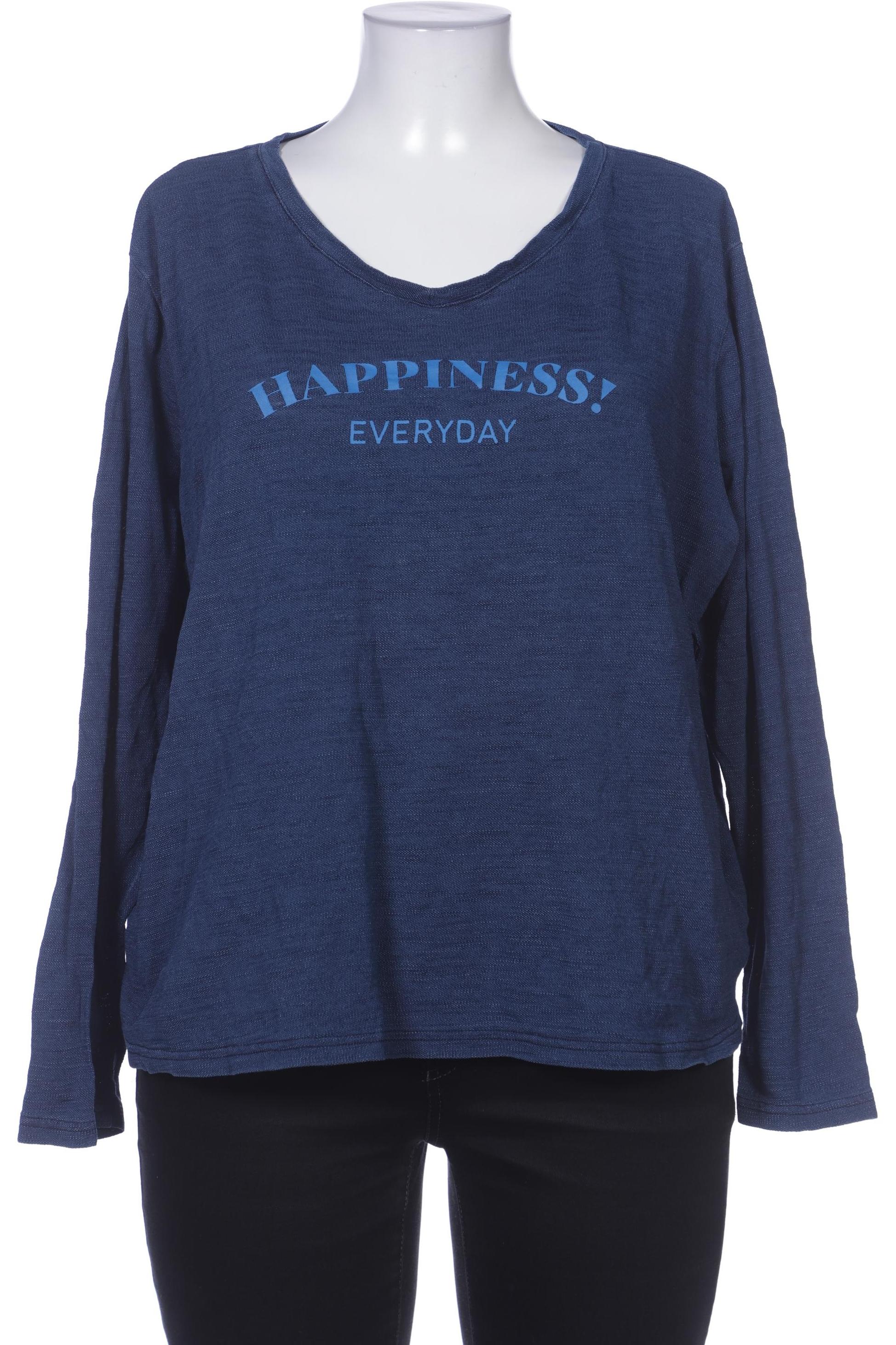 

Ulla Popken Damen Langarmshirt, marineblau, Gr. 46