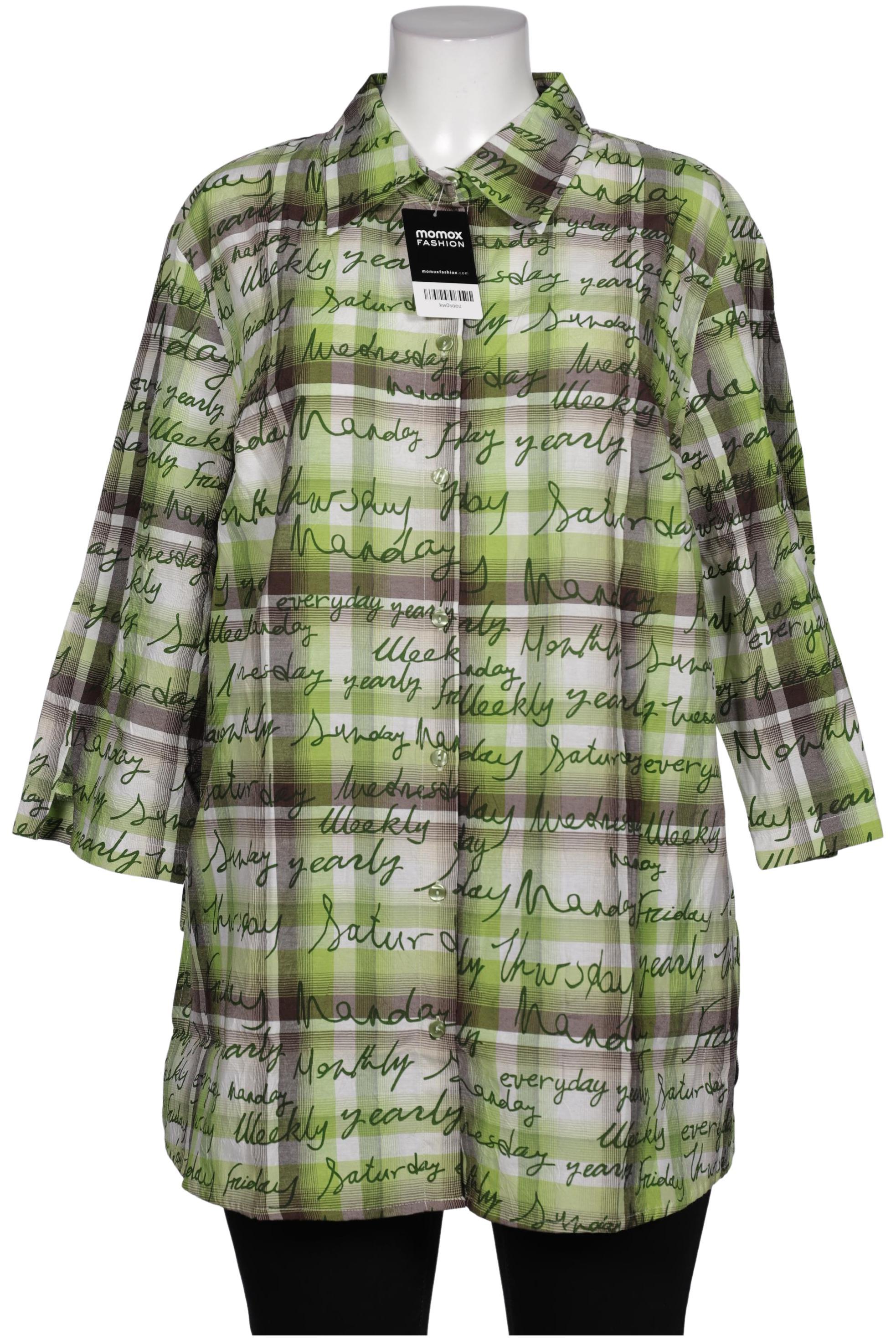 

Ulla Popken Damen Bluse, hellgrün, Gr. 46
