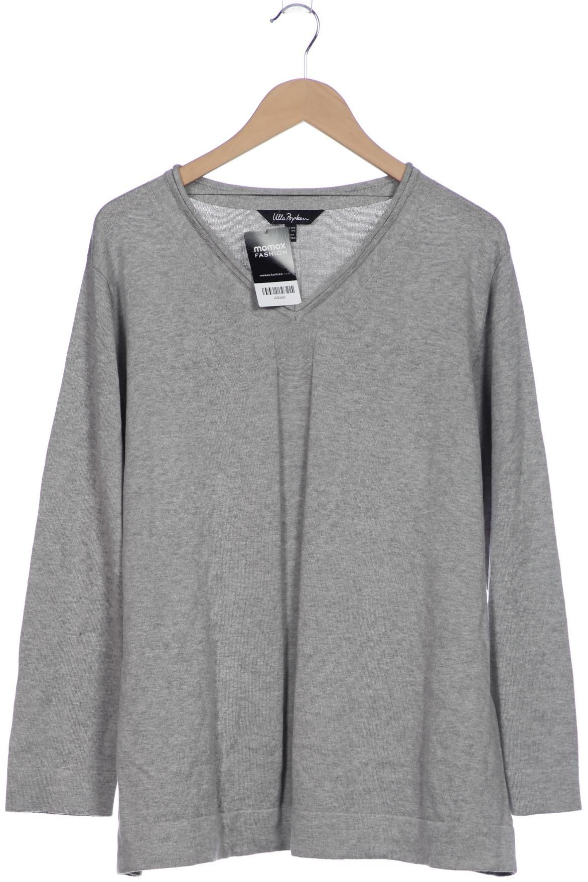 

Ulla Popken Damen Pullover, grau, Gr. 46