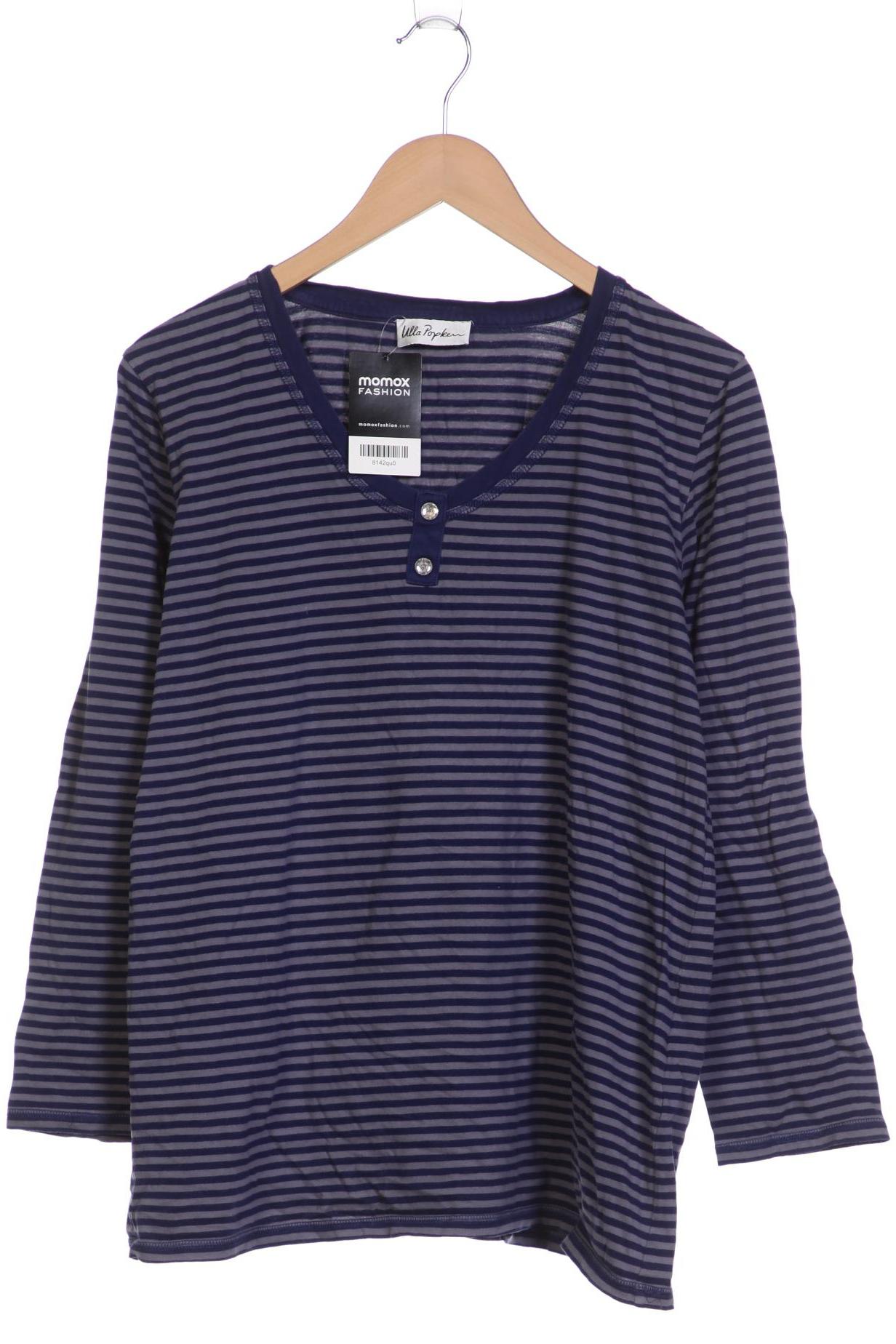 

Ulla Popken Damen Langarmshirt, marineblau, Gr. 46
