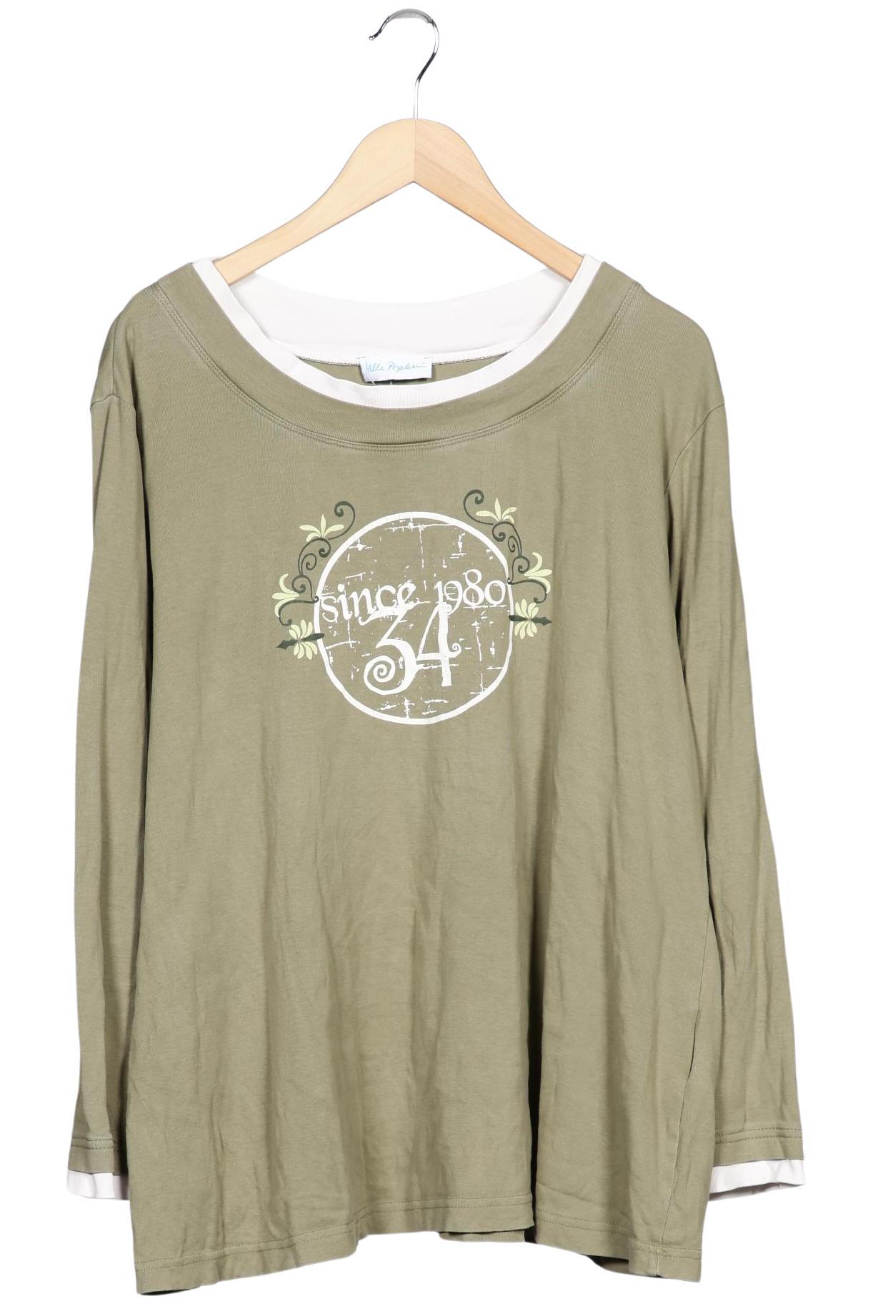 

Ulla Popken Damen Langarmshirt, grün, Gr. 50