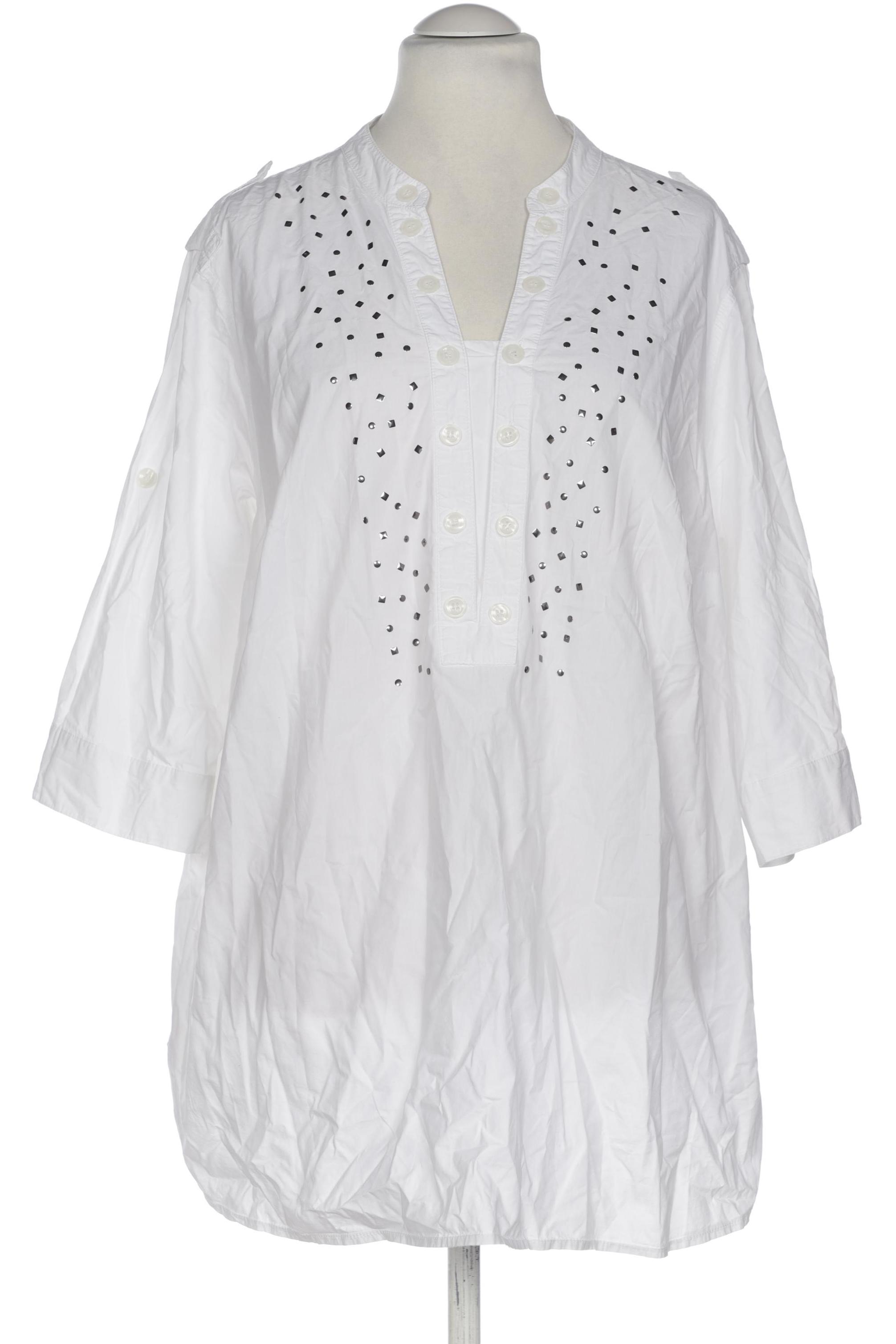 

Ulla Popken Damen Bluse, weiß, Gr. 54