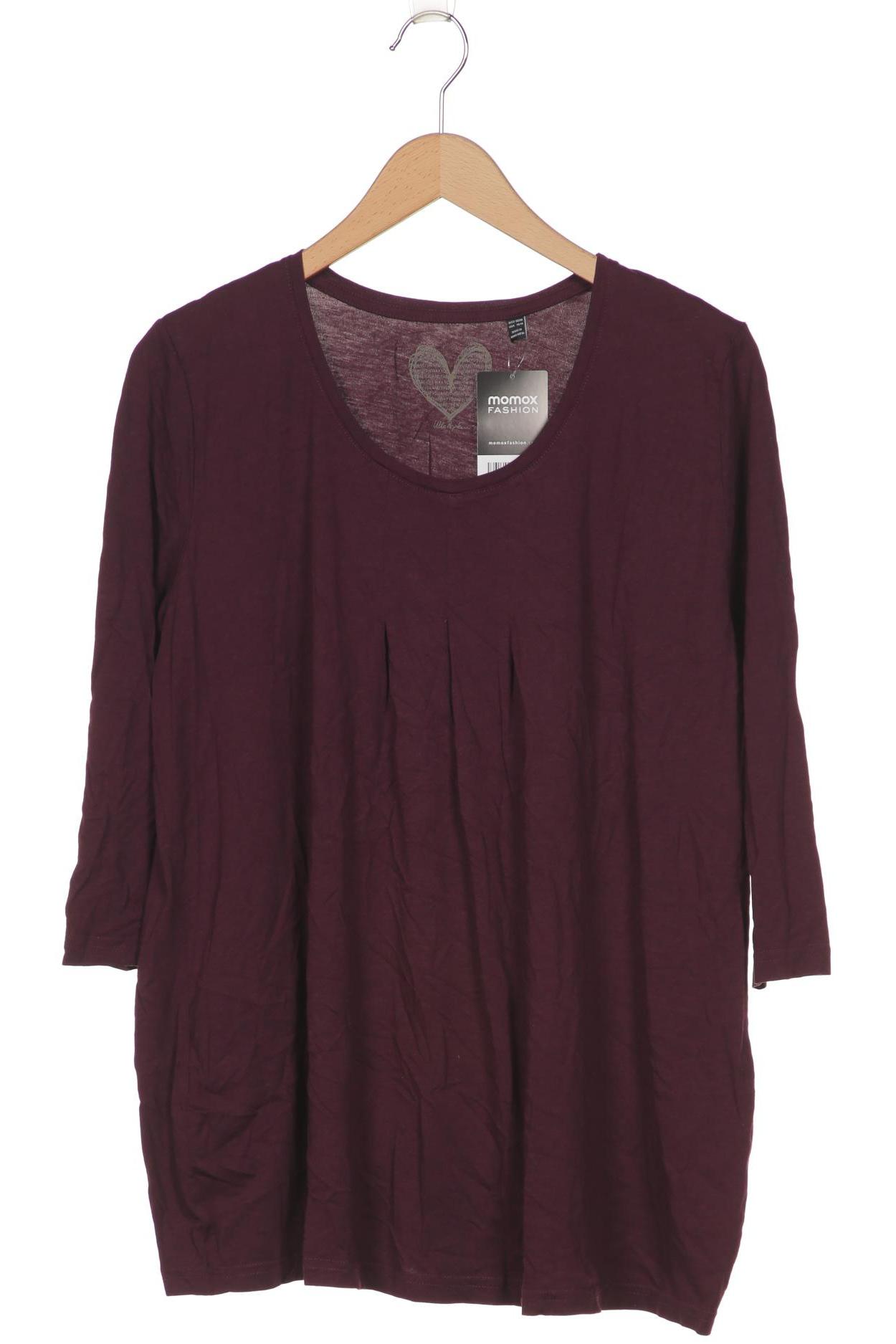 

Ulla Popken Damen Langarmshirt, bordeaux
