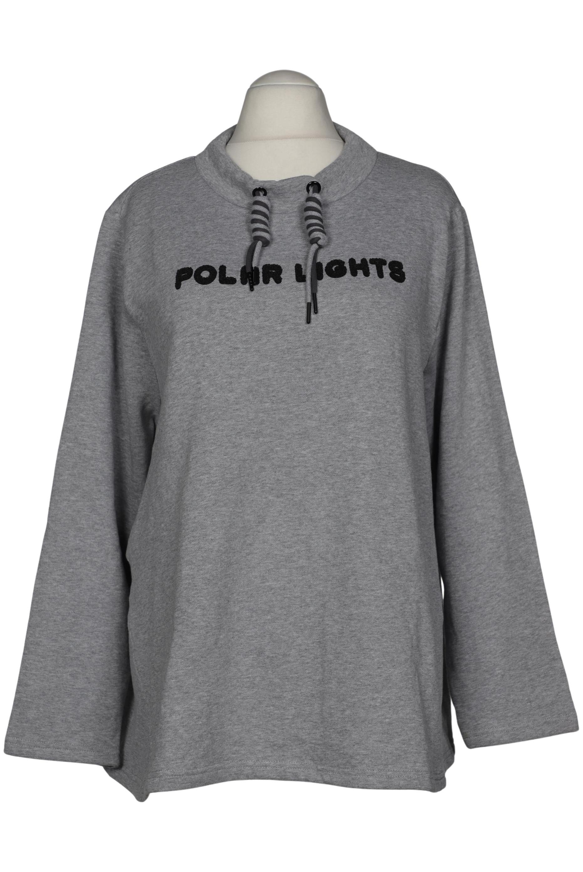

Ulla Popken Damen Sweatshirt, grau, Gr. 54