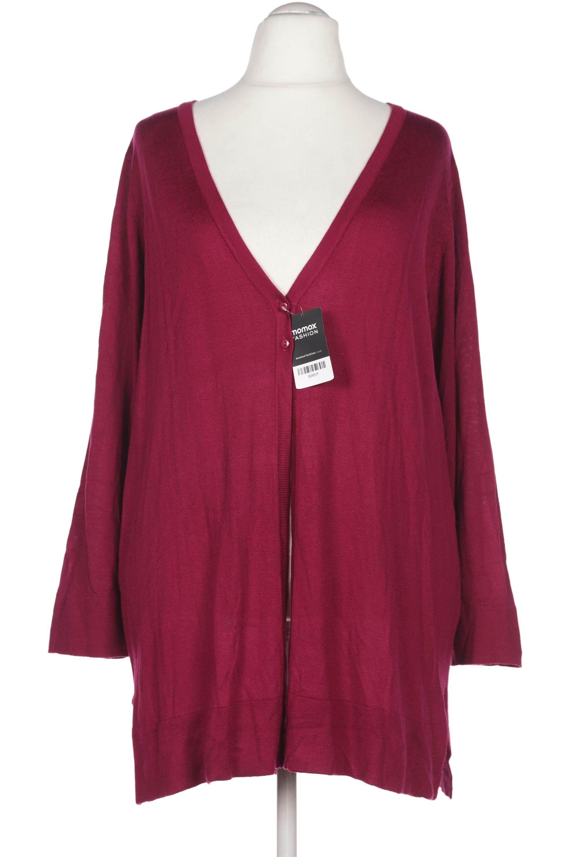 

Ulla Popken Damen Strickjacke, bordeaux, Gr. 46