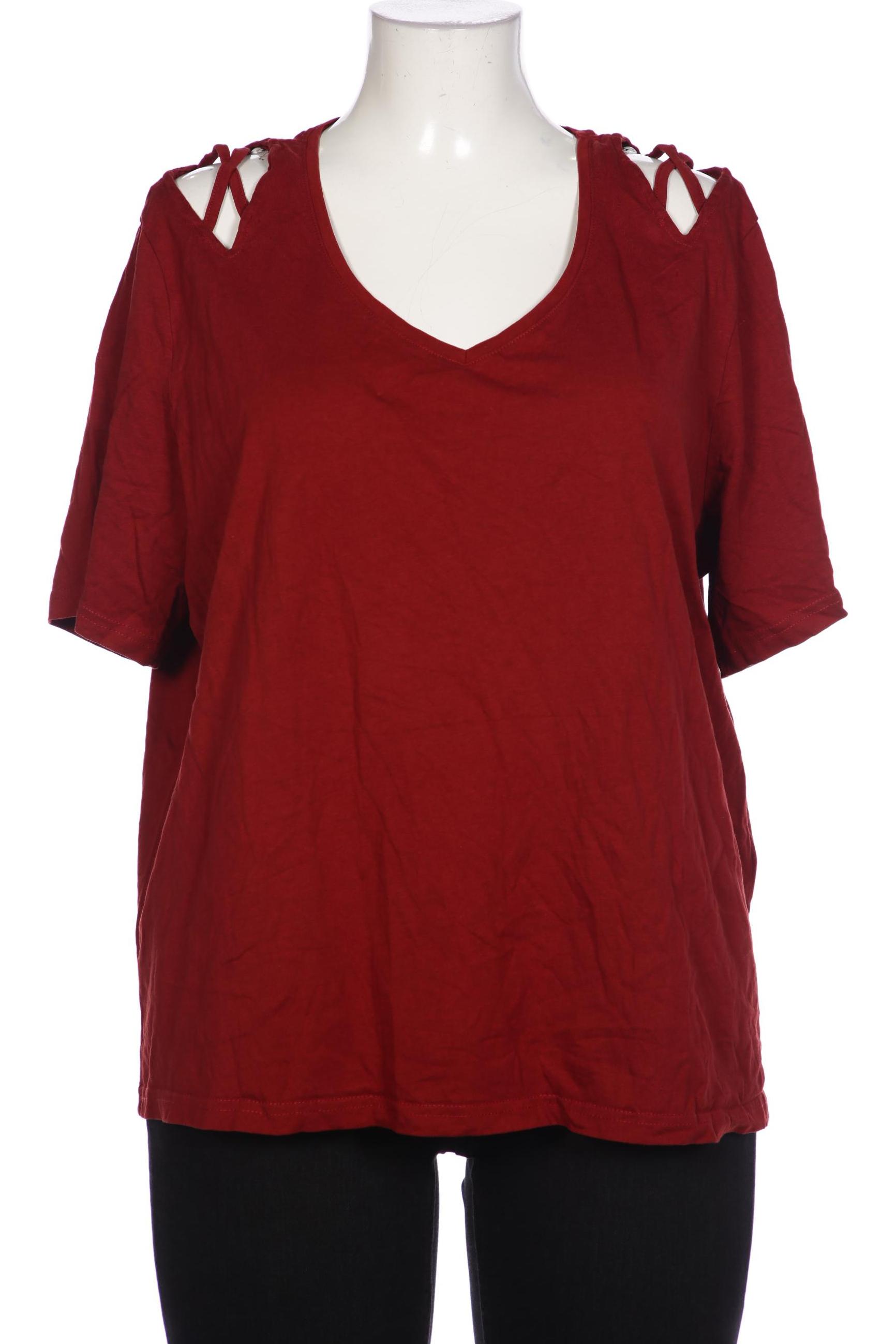 

Ulla Popken Damen T-Shirt, rot, Gr. 46