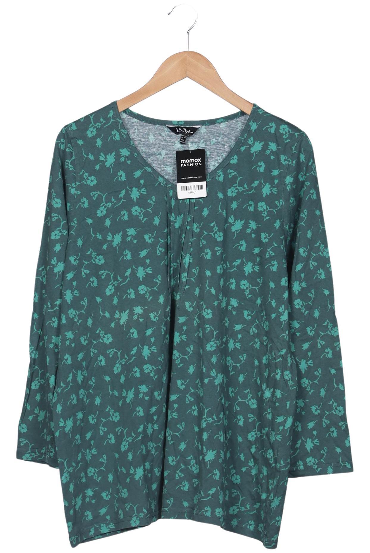 

Ulla Popken Damen Langarmshirt, grün, Gr. 46