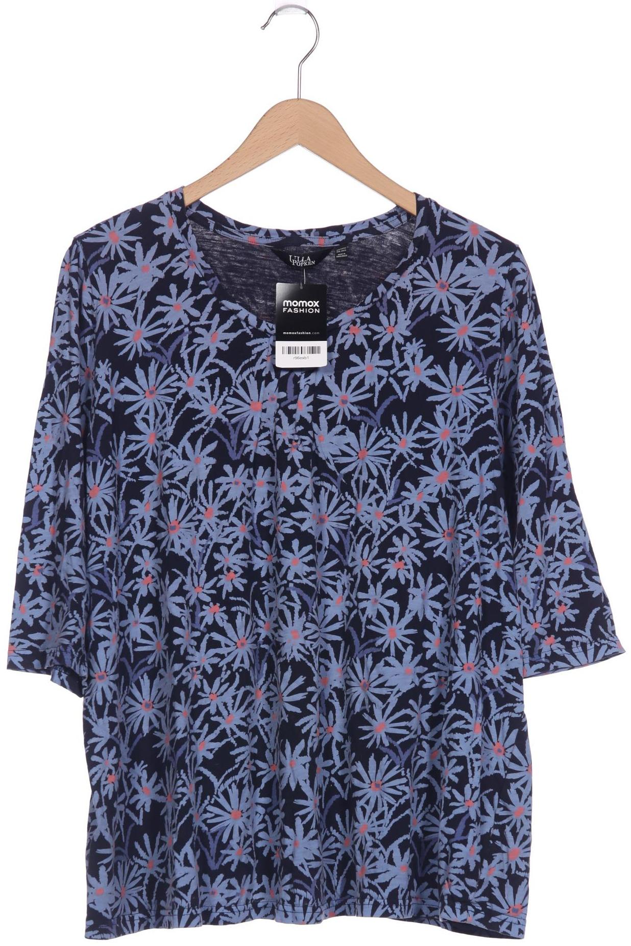 

Ulla Popken Damen Langarmshirt, blau, Gr. 50