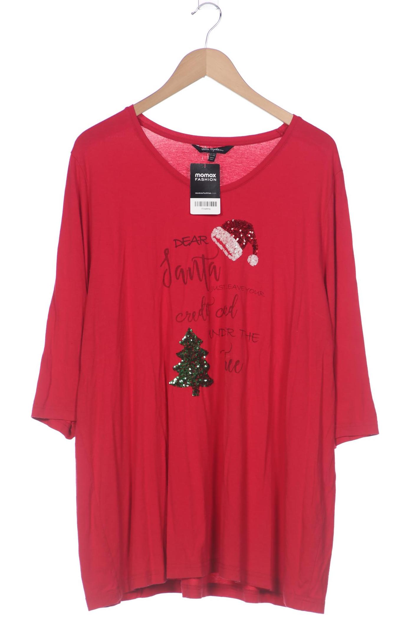 

Ulla Popken Damen Langarmshirt, rot, Gr. 50