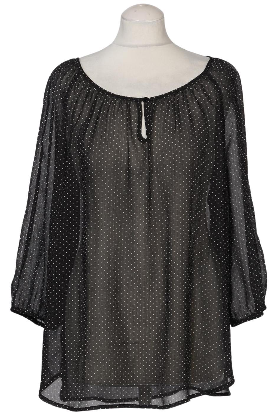 

Ulla Popken Damen Bluse, schwarz, Gr. 42