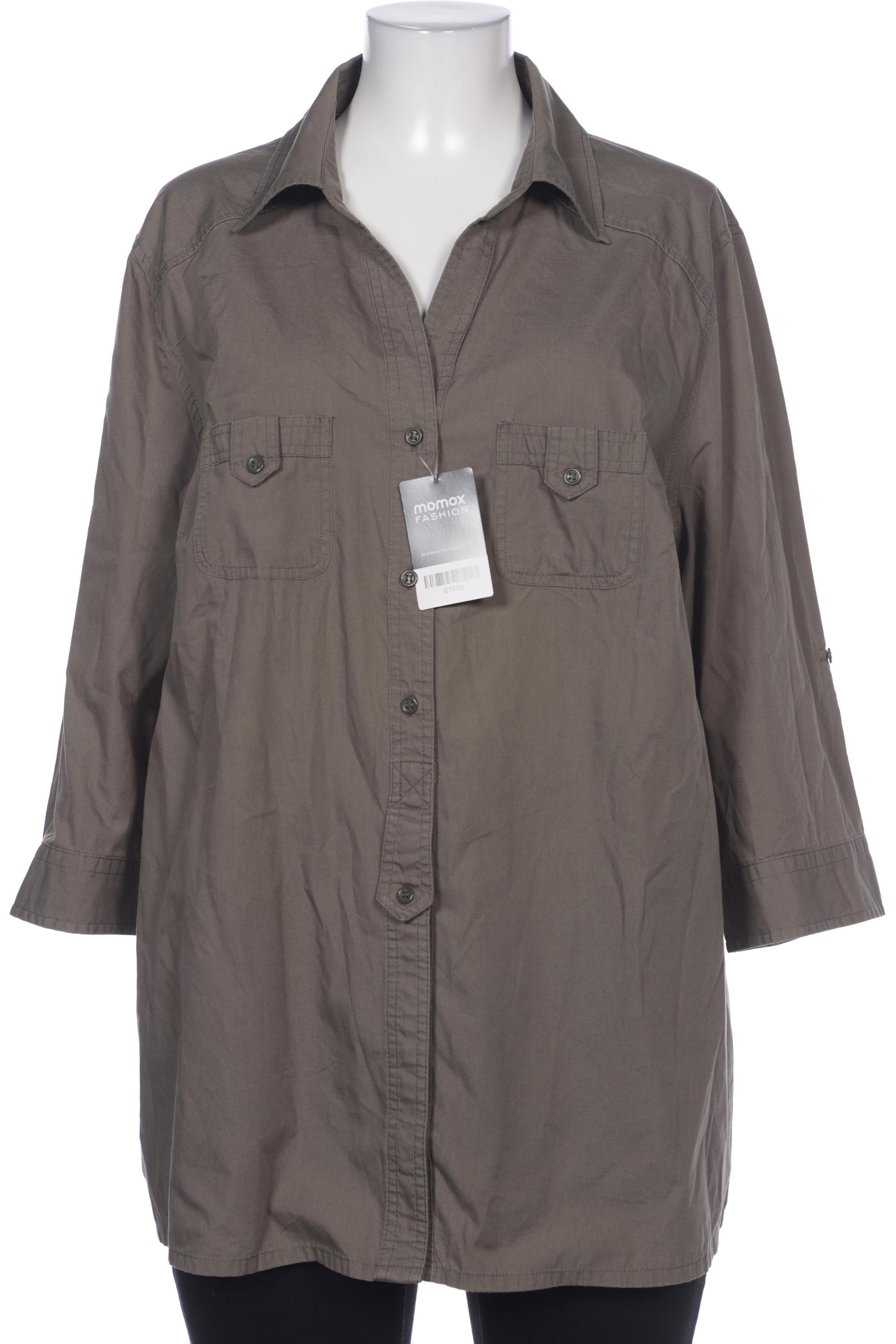 

Ulla Popken Damen Bluse, grün, Gr. 50