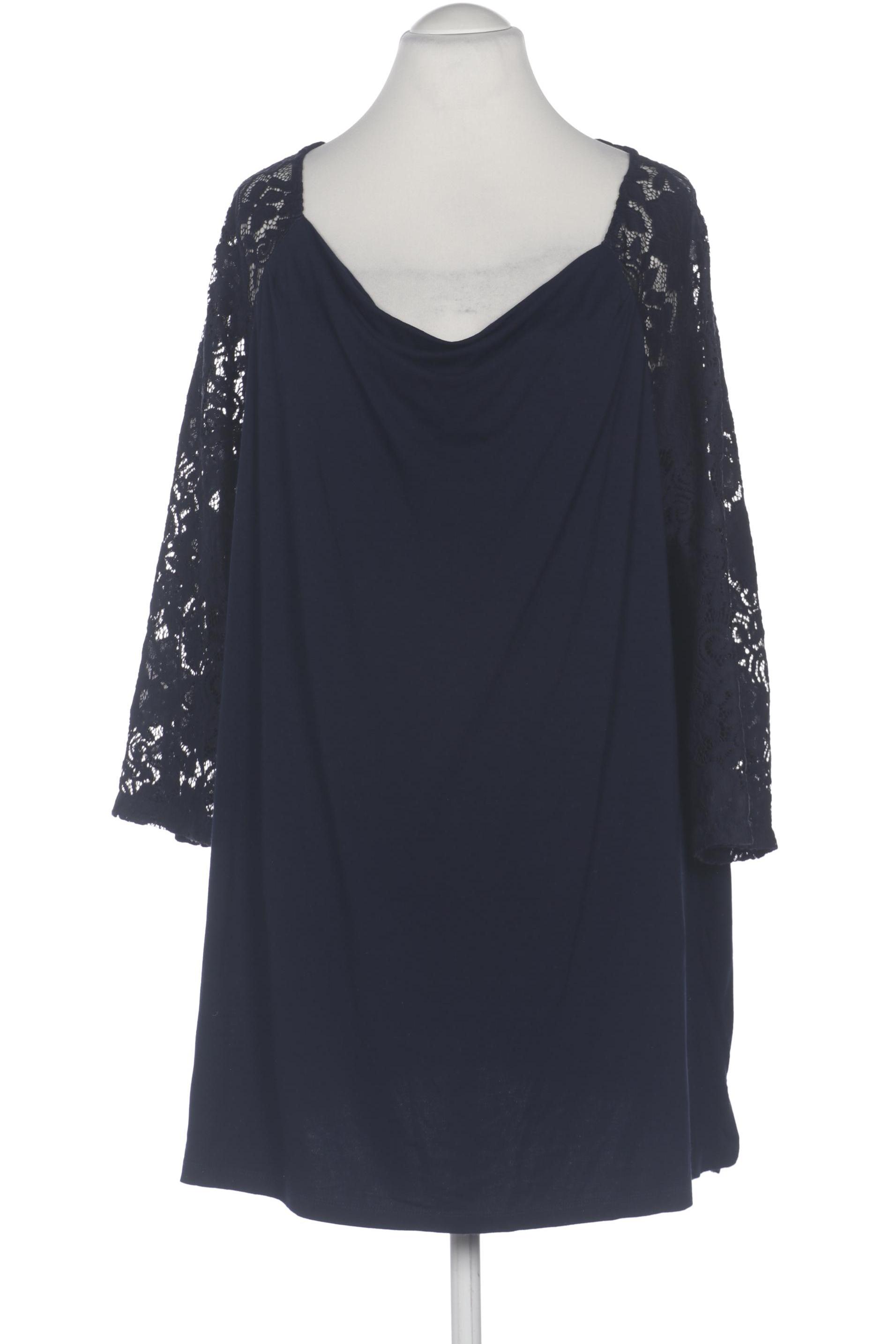 

Ulla Popken Damen Langarmshirt, marineblau, Gr. 54