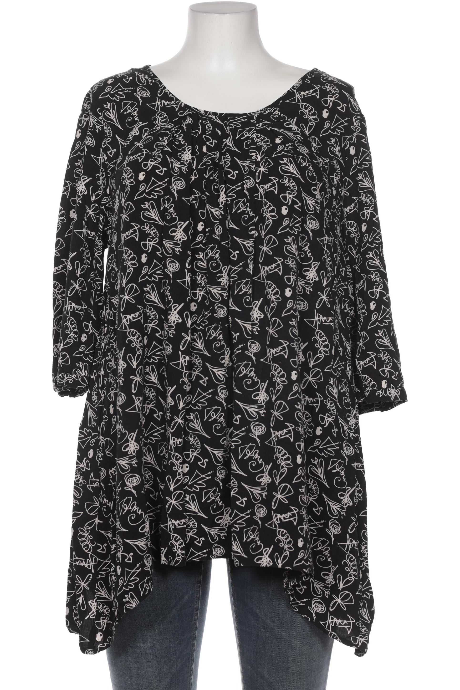 

Ulla Popken Damen Bluse, schwarz, Gr. 46