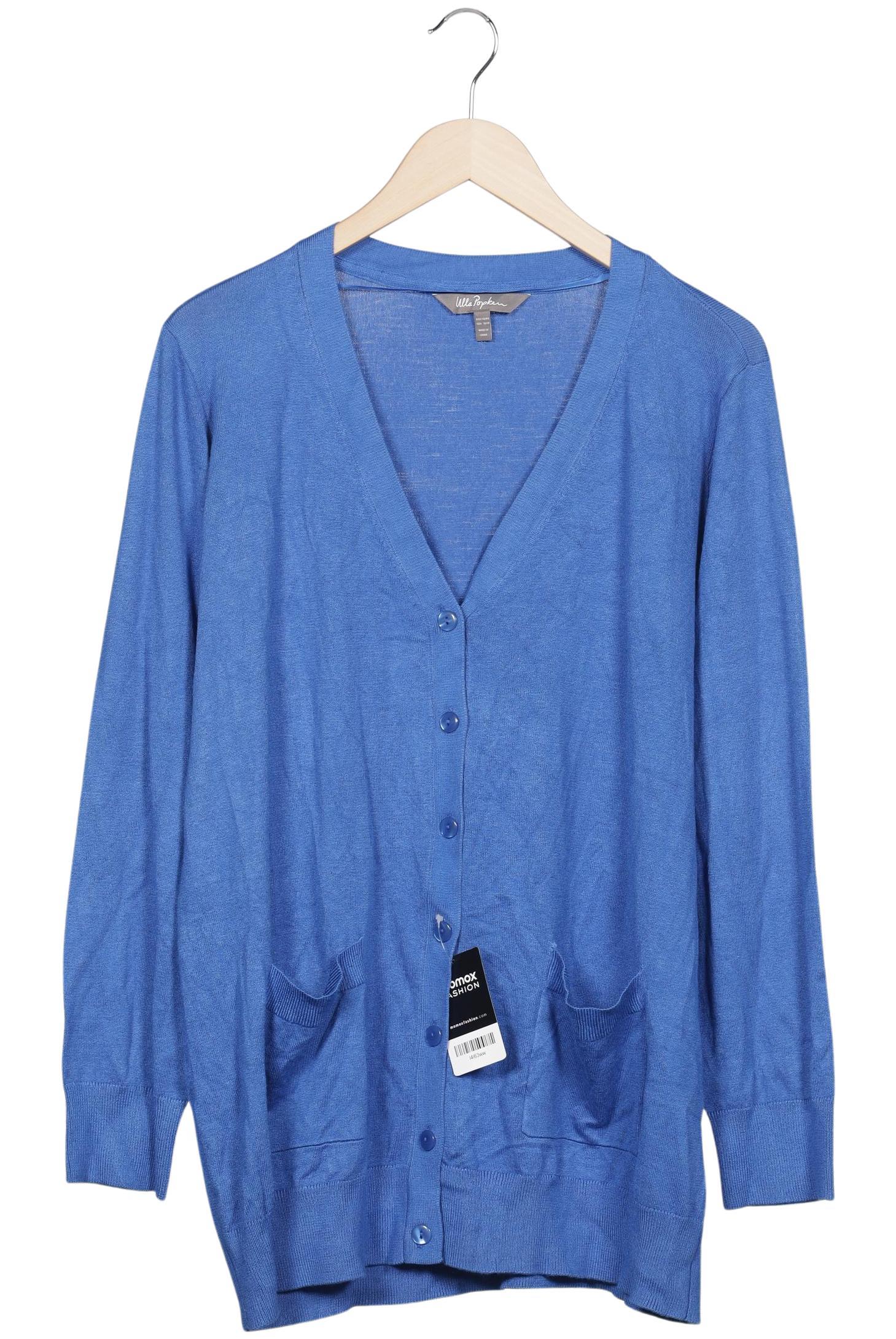 

Ulla Popken Damen Strickjacke, blau, Gr. 42
