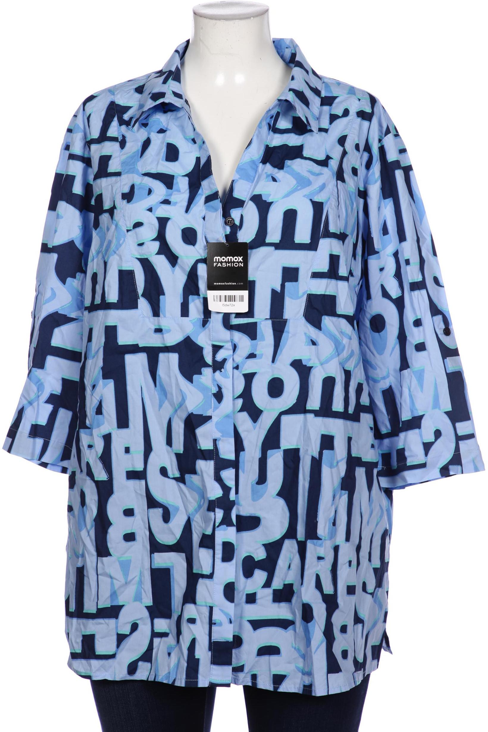 

Ulla Popken Damen Bluse, blau, Gr. 50