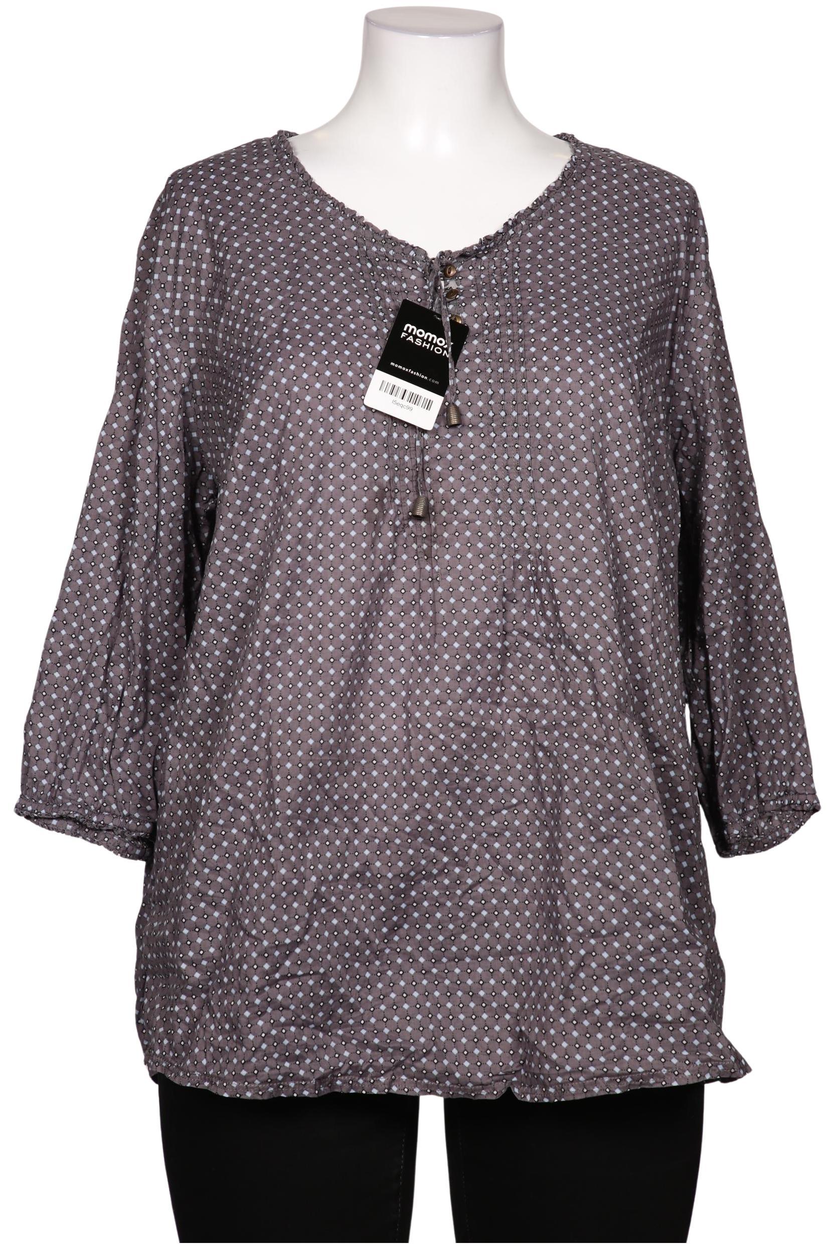 

Ulla Popken Damen Bluse, grau, Gr. 46