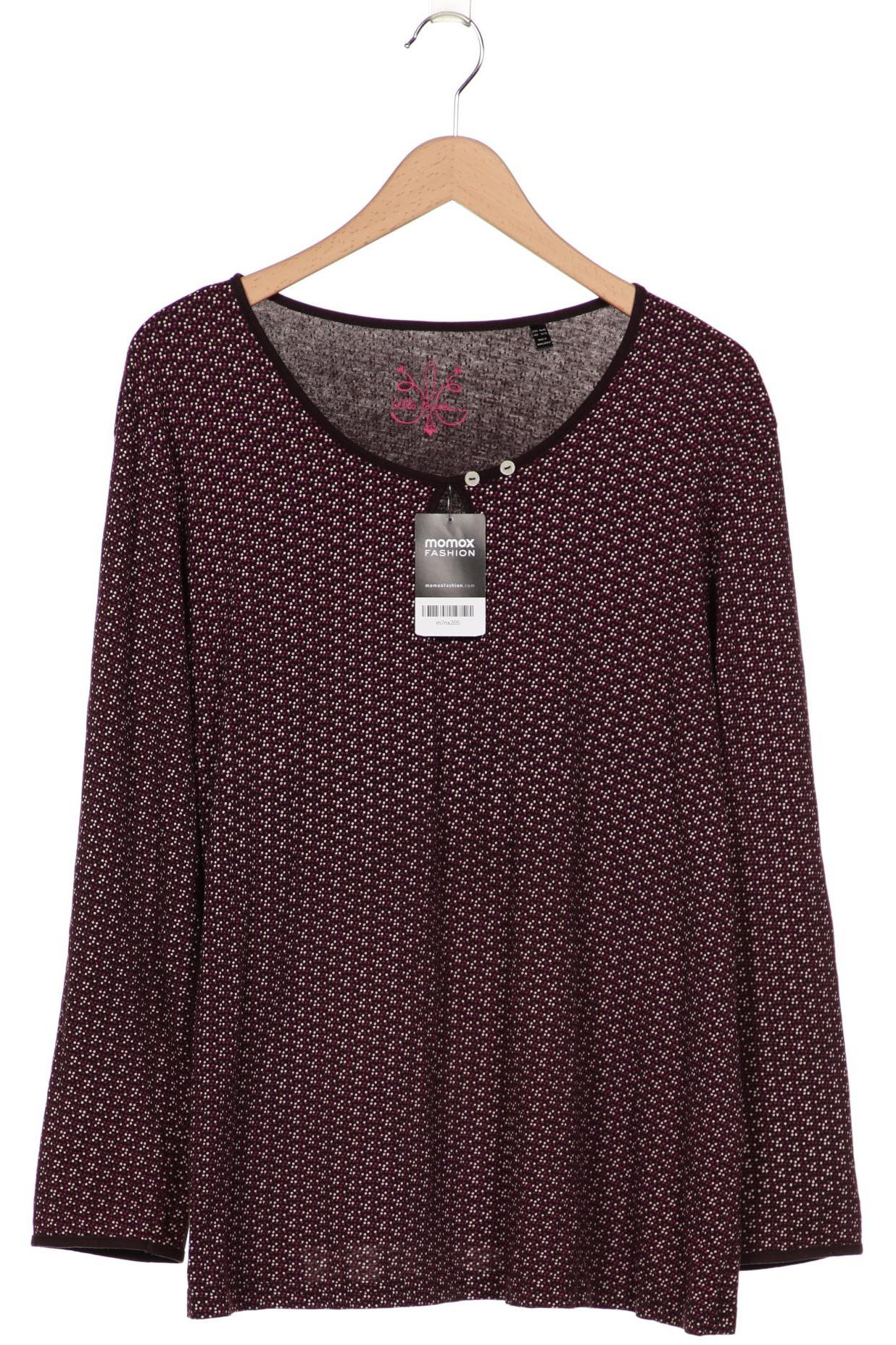 

Ulla Popken Damen Langarmshirt, bordeaux