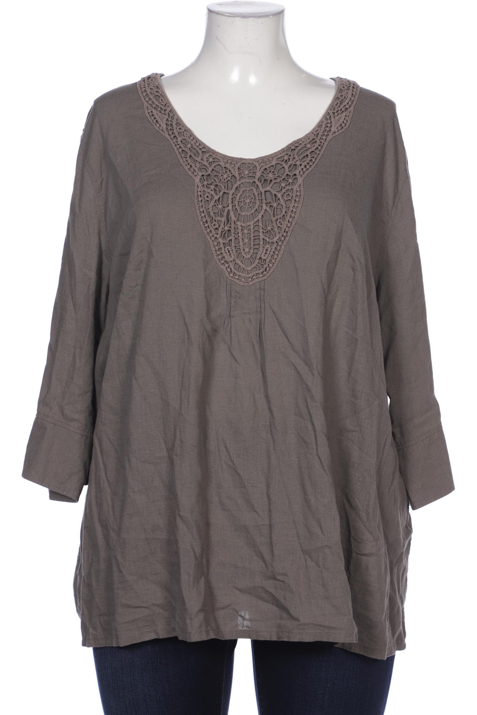 

Ulla Popken Damen Bluse, braun, Gr. 50