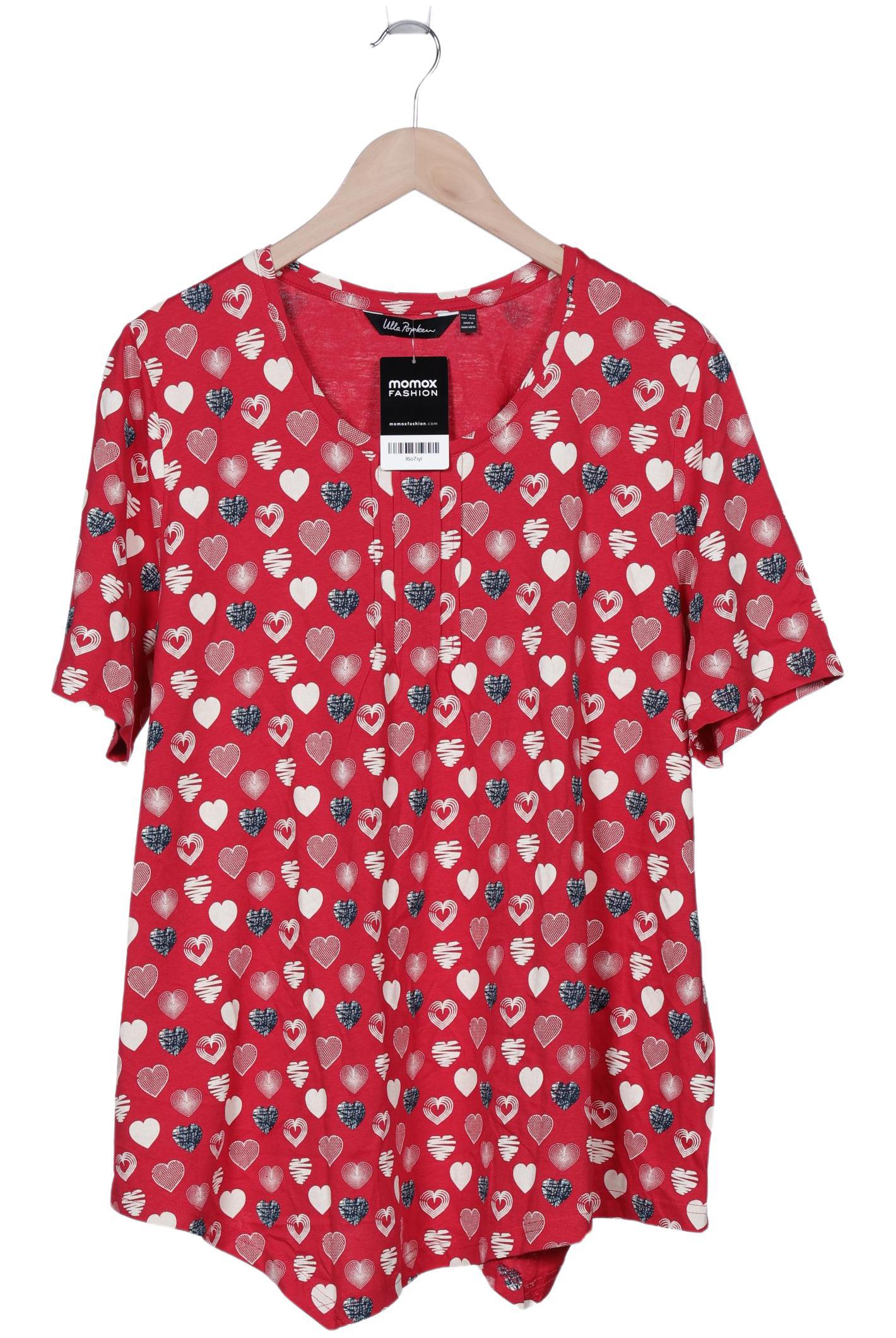 

Ulla Popken Damen T-Shirt, rot, Gr. 46