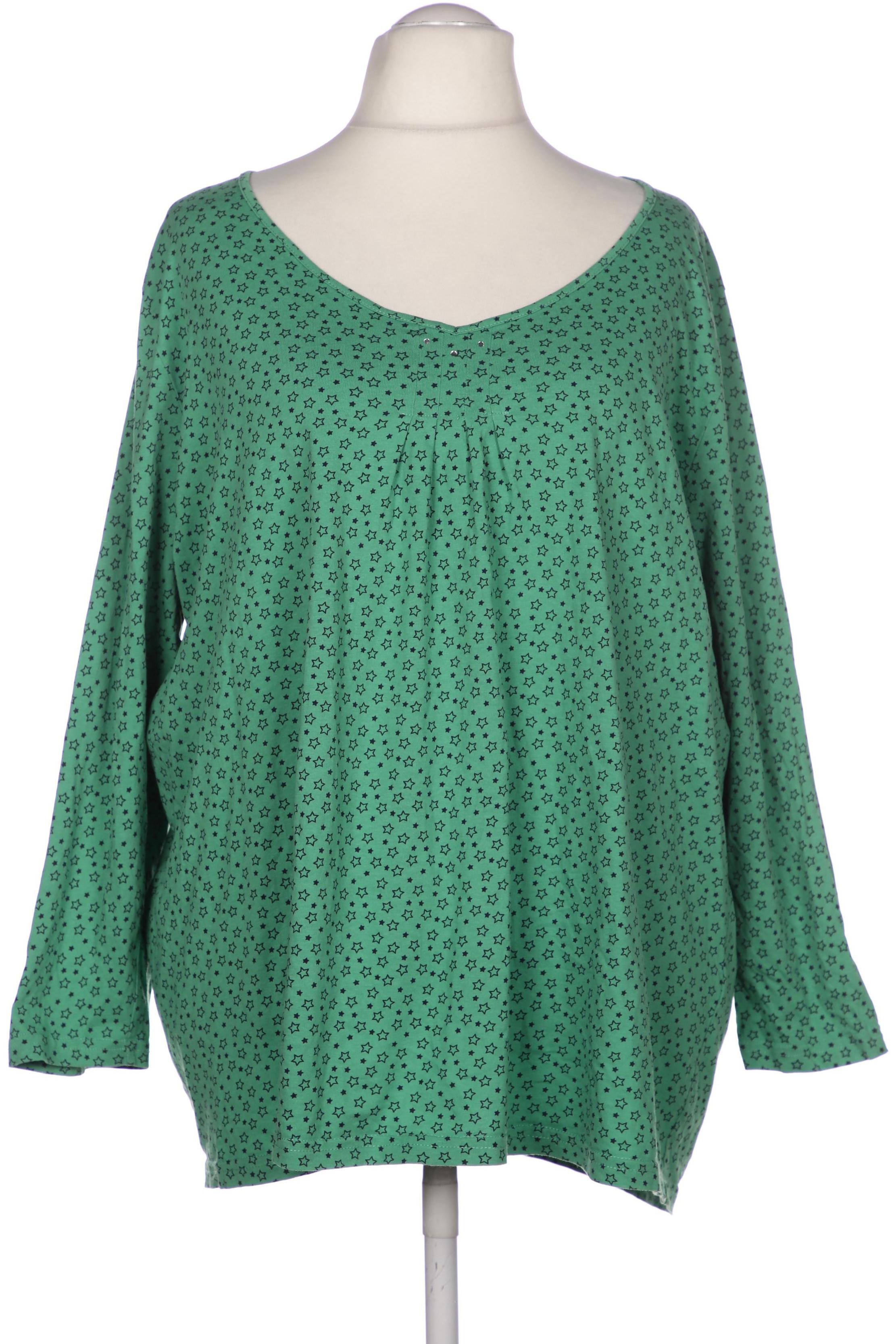 

Ulla Popken Damen Langarmshirt, grün, Gr. 28