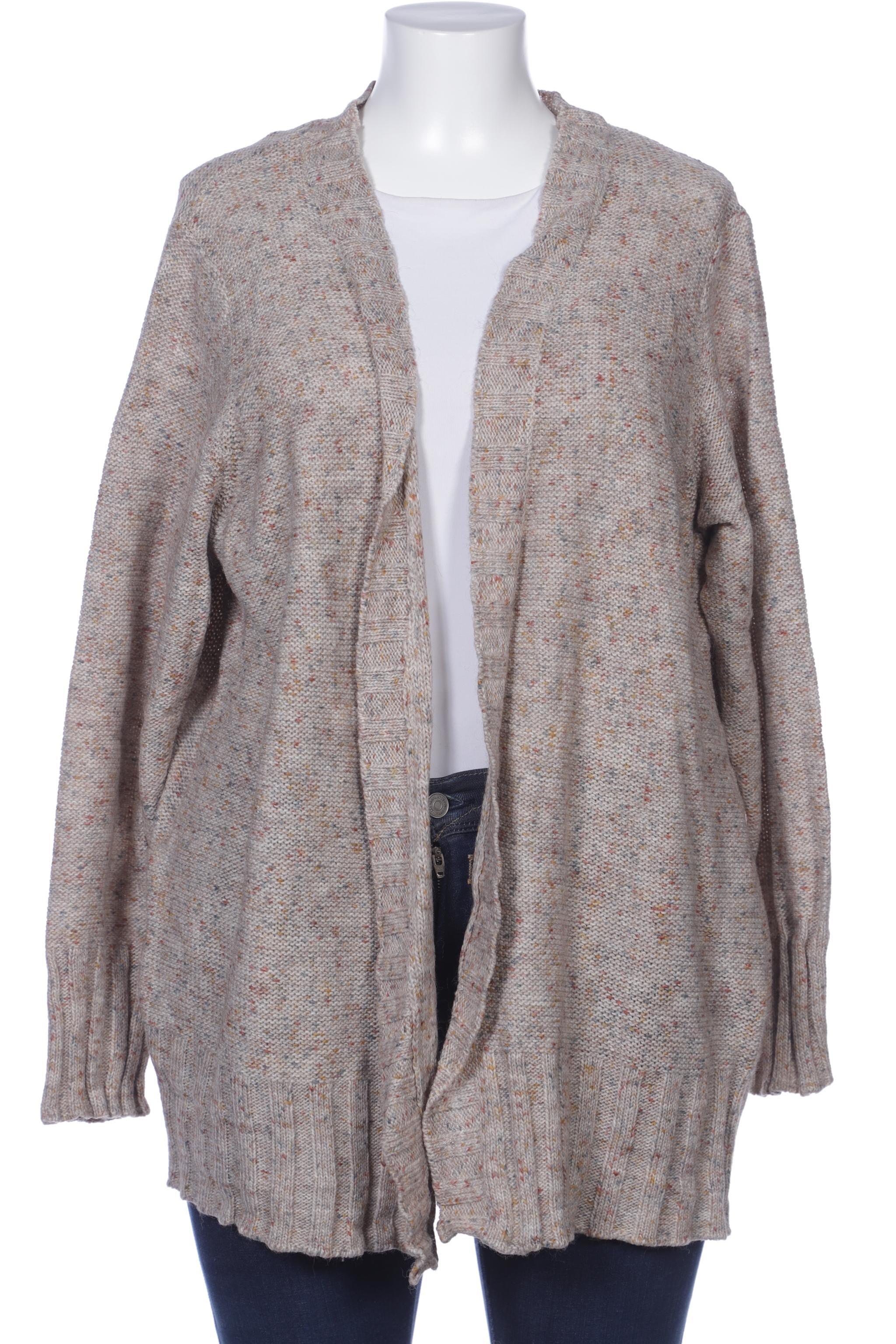 

Ulla Popken Damen Strickjacke, beige, Gr. 50