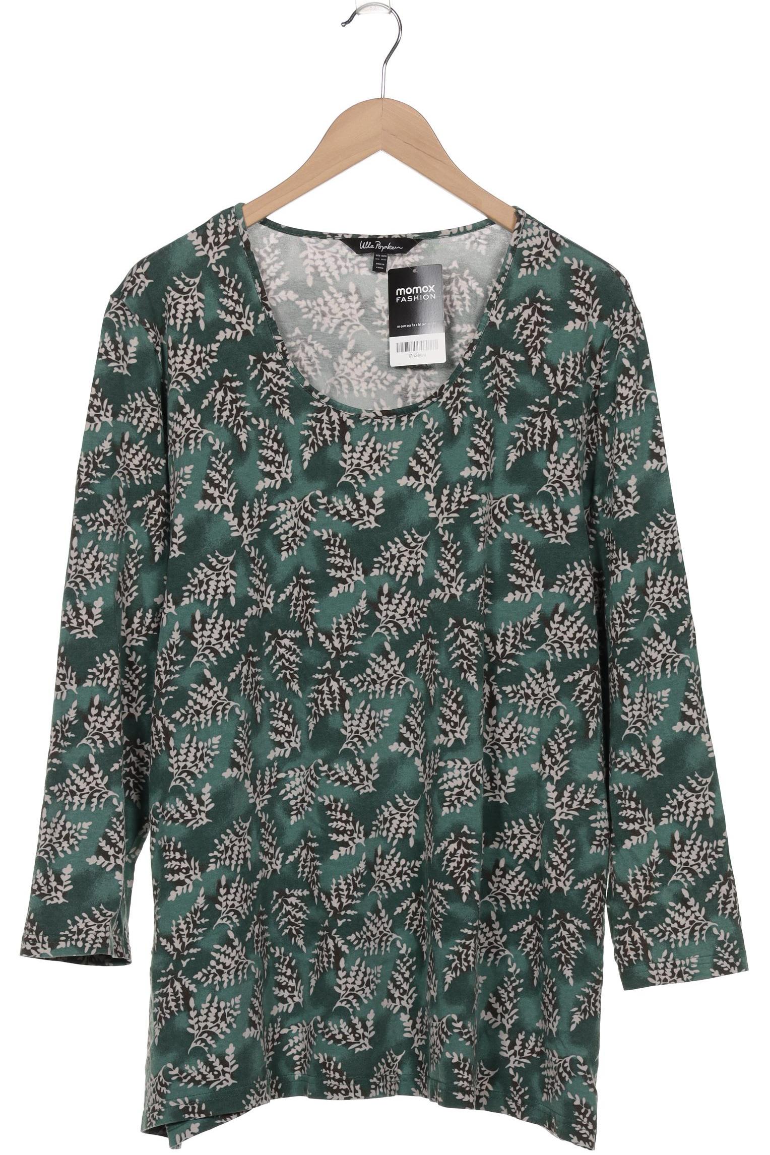

Ulla Popken Damen Langarmshirt, grün, Gr. 50
