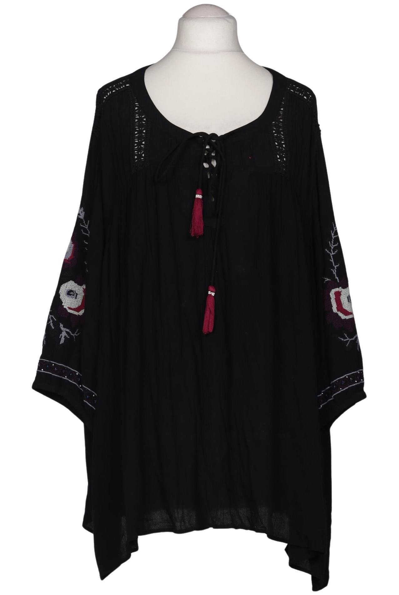 

Ulla Popken Damen Bluse, schwarz, Gr. 58