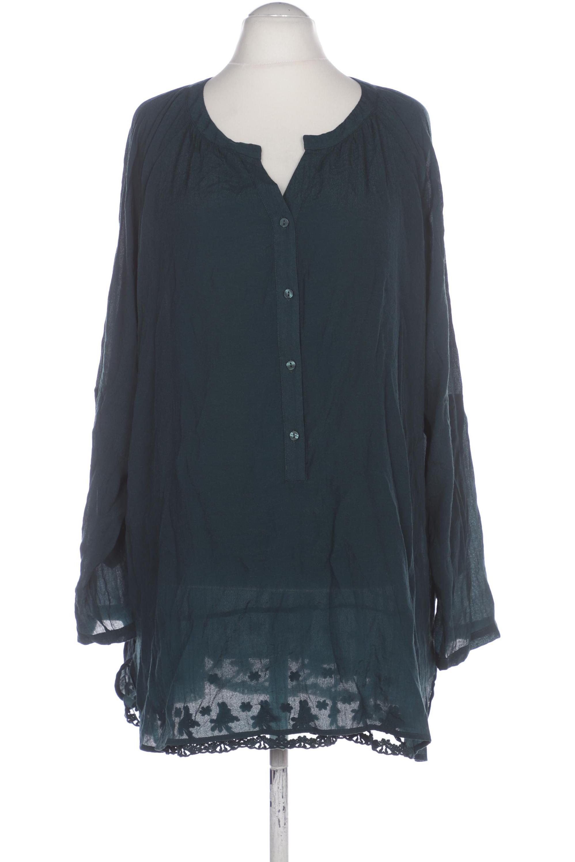 

Ulla Popken Damen Bluse, türkis, Gr. 54