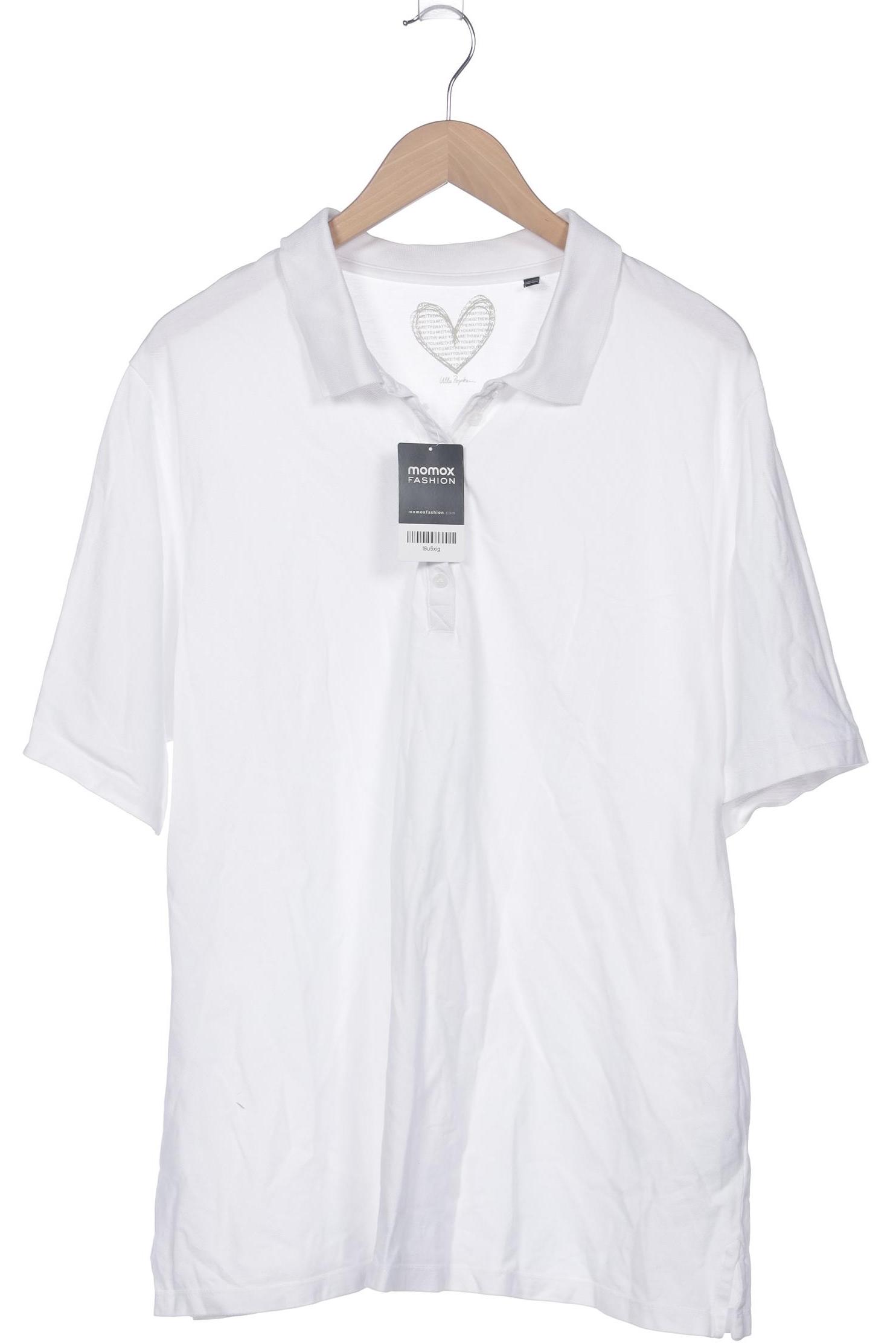 

Ulla Popken Damen Poloshirt, weiß, Gr. 50