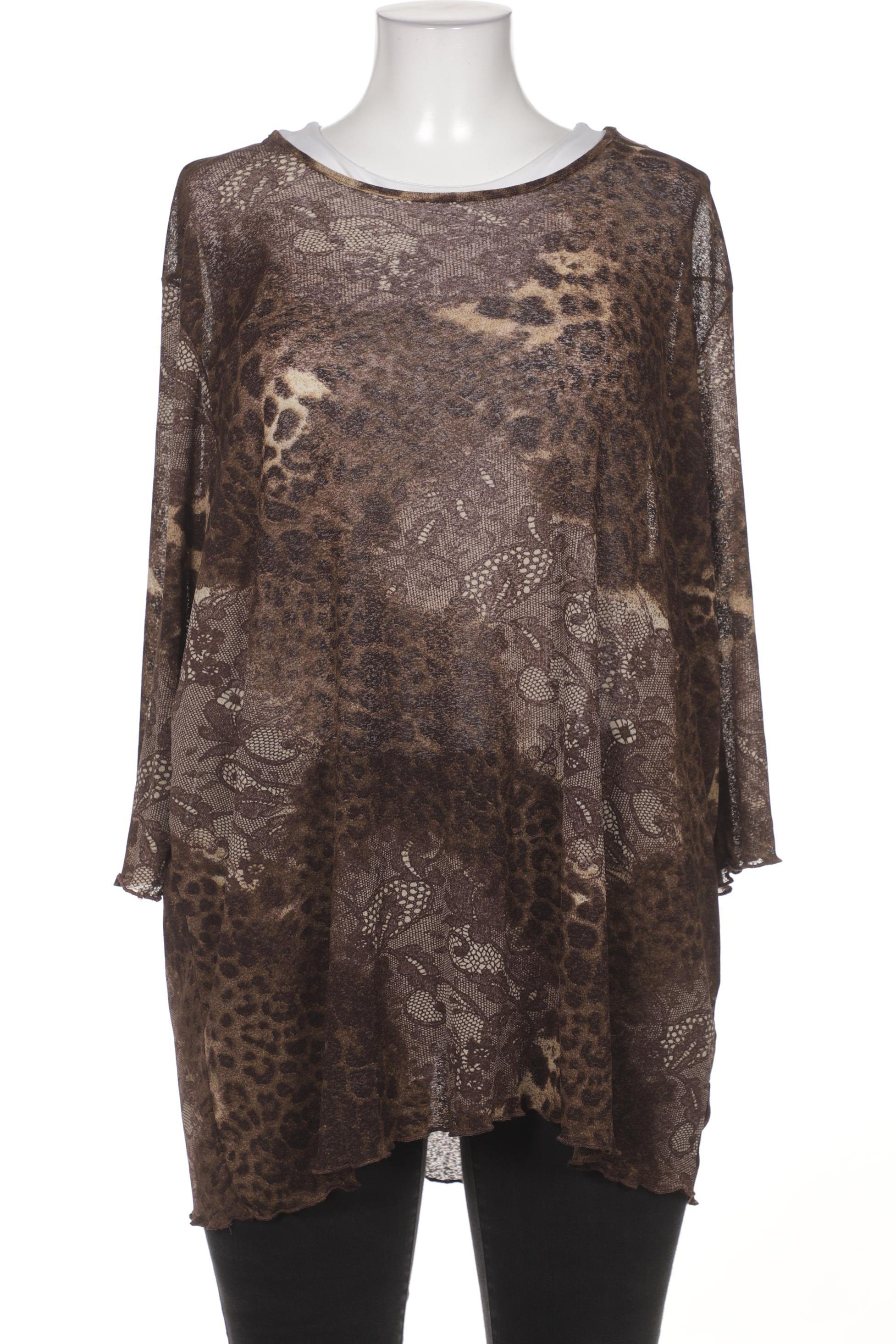 

Ulla Popken Damen Langarmshirt, braun, Gr. 50