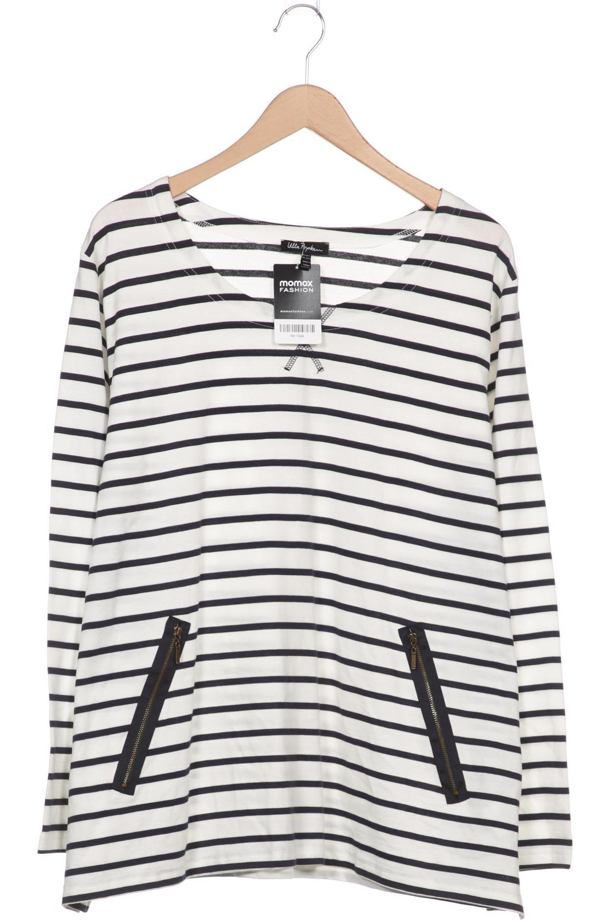 

Ulla Popken Damen Sweatshirt, weiß, Gr. 50