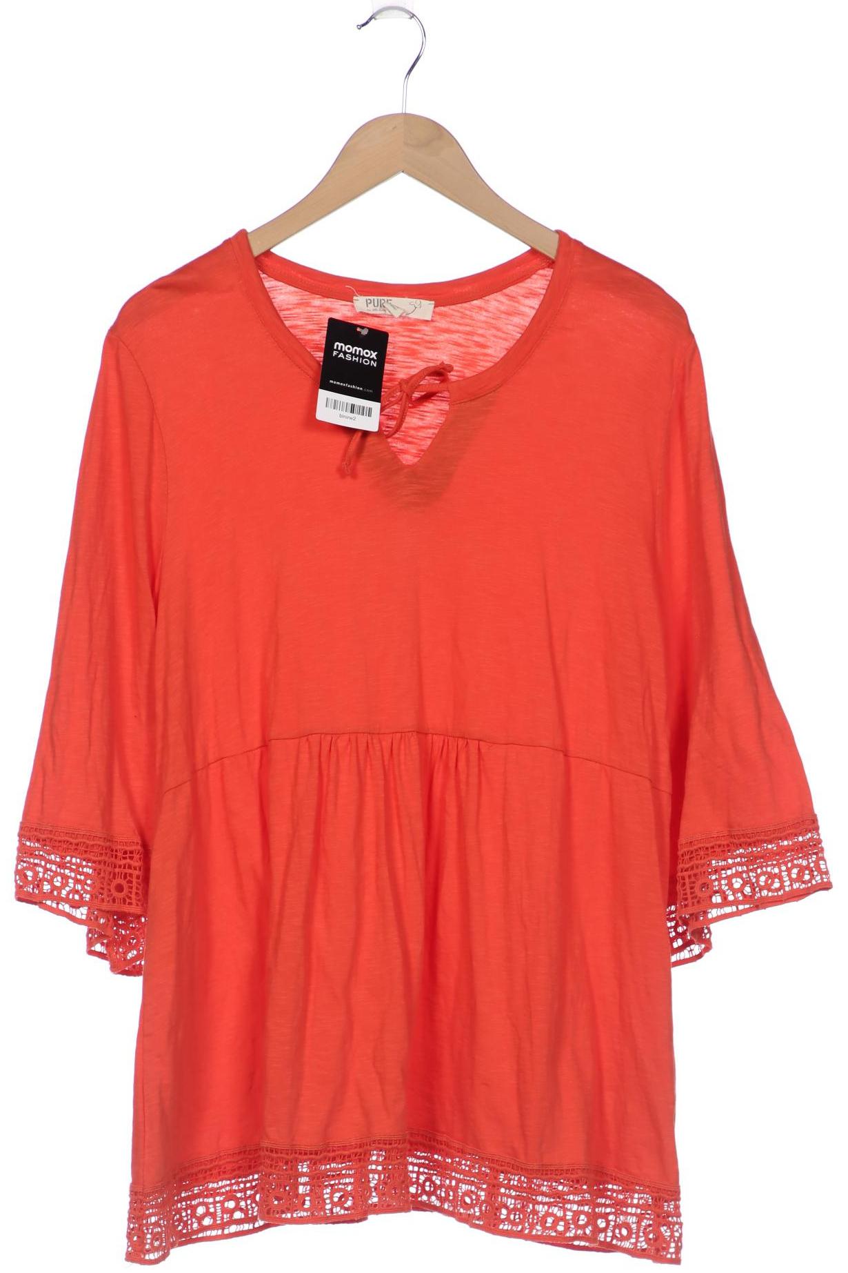 

Ulla Popken Damen Langarmshirt, orange, Gr. 46