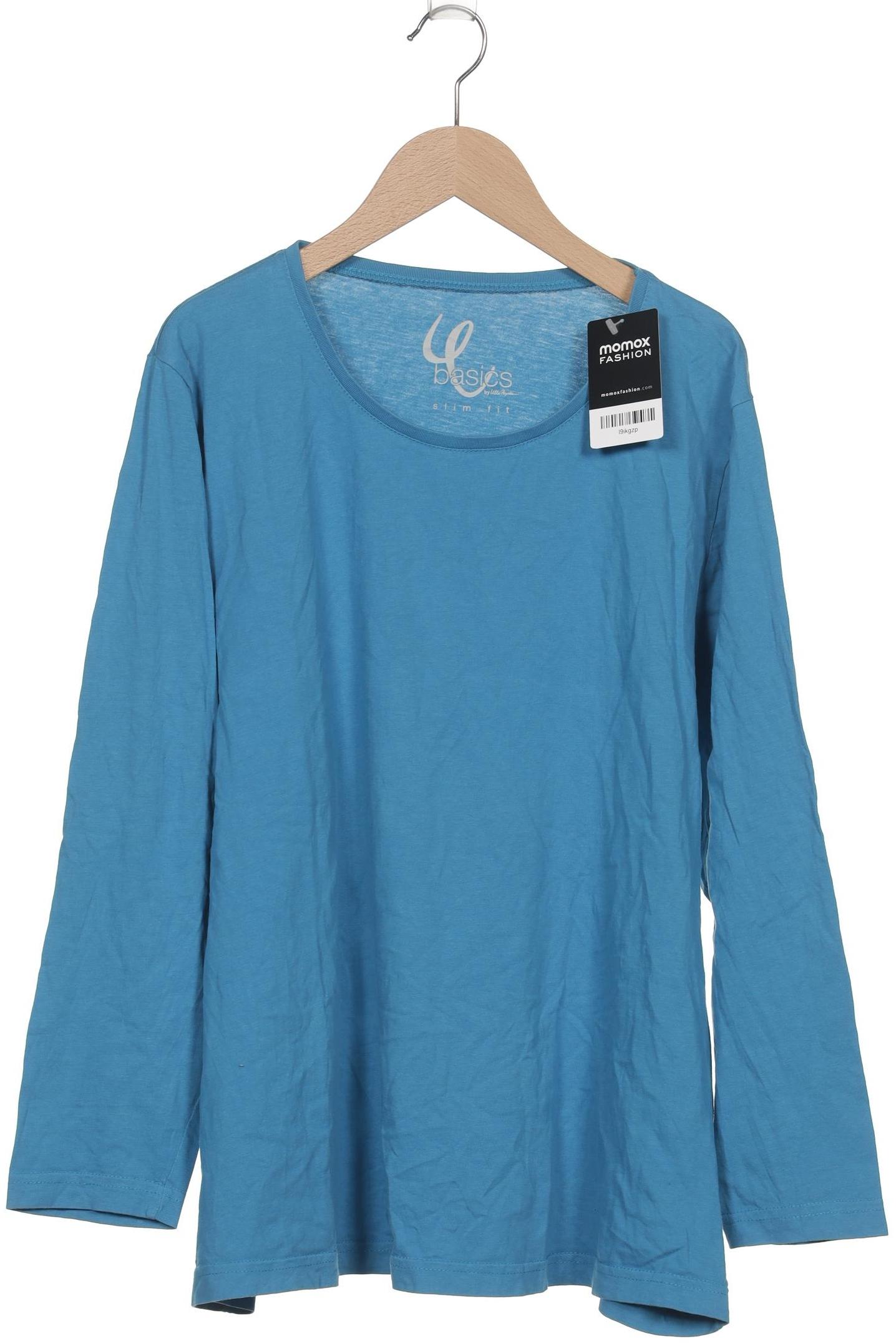 

Ulla Popken Damen Langarmshirt, blau, Gr. 46