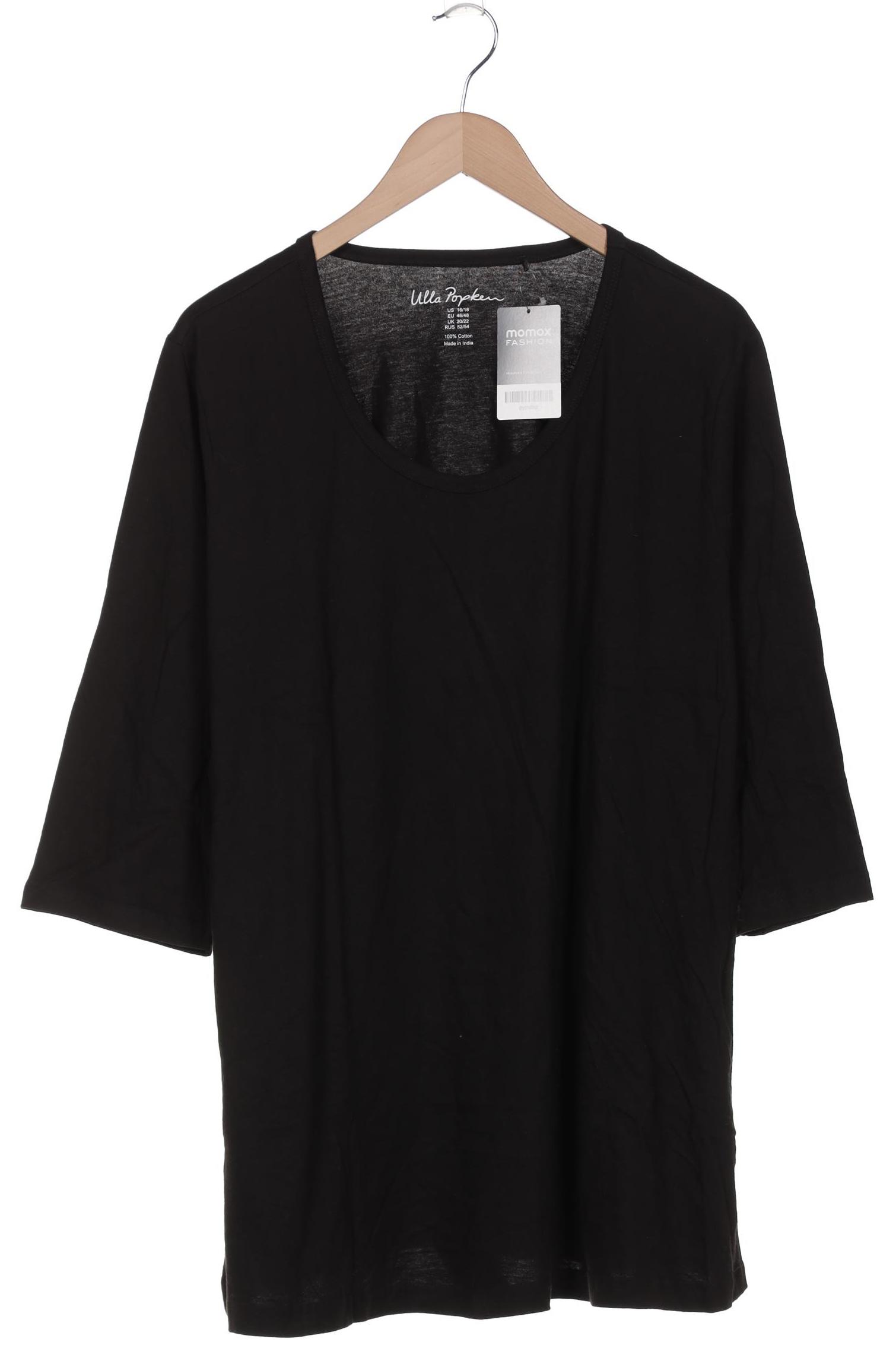 

Ulla Popken Damen Langarmshirt, schwarz, Gr. 46