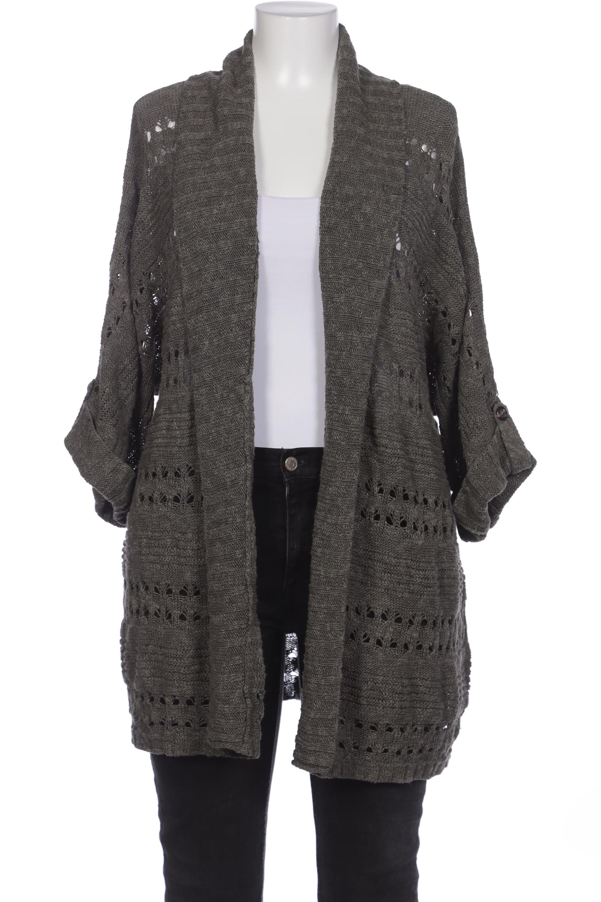 

Ulla Popken Damen Strickjacke, grün, Gr. 46